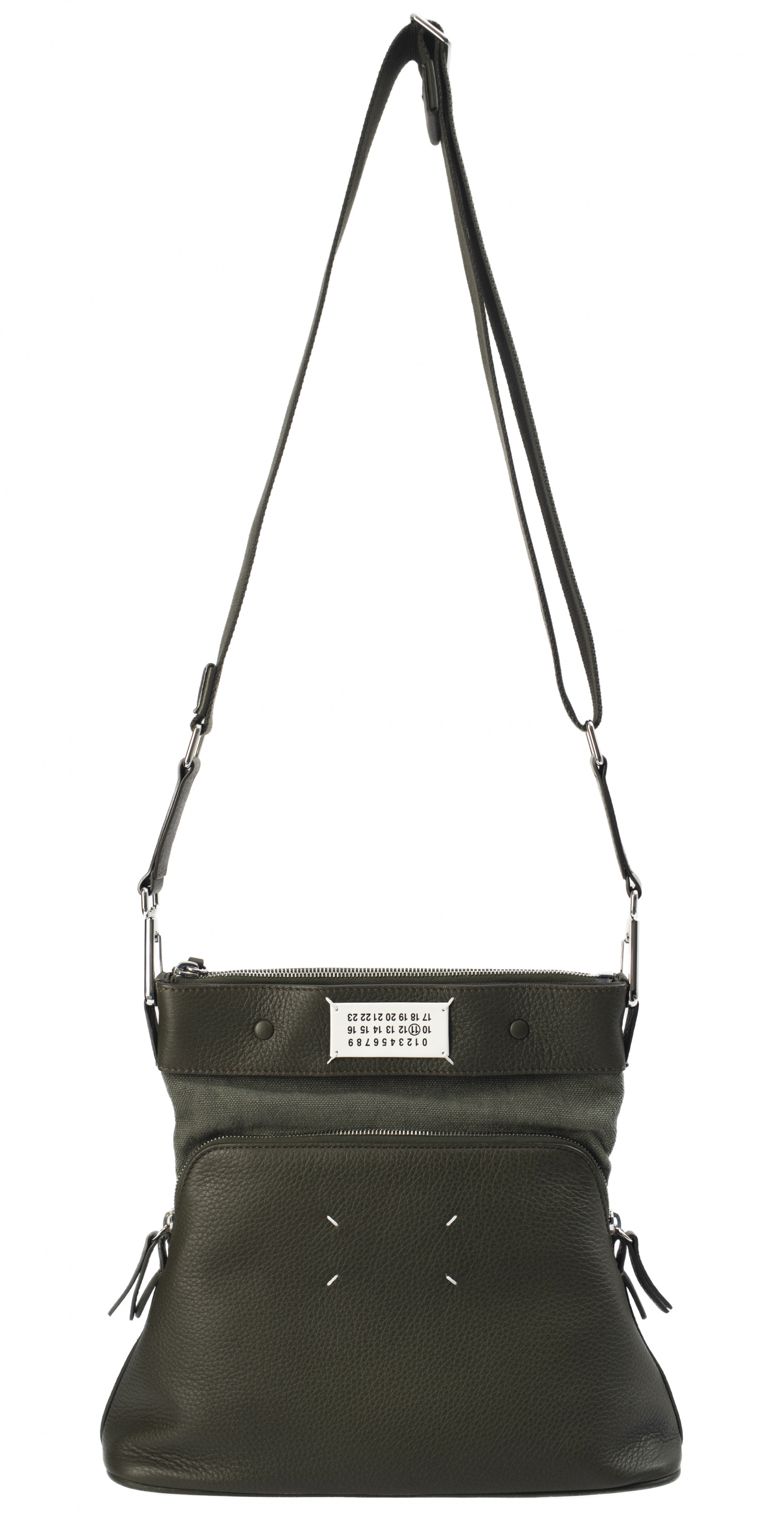 Maison Margiela 5AC leather shoulder bag in khaki