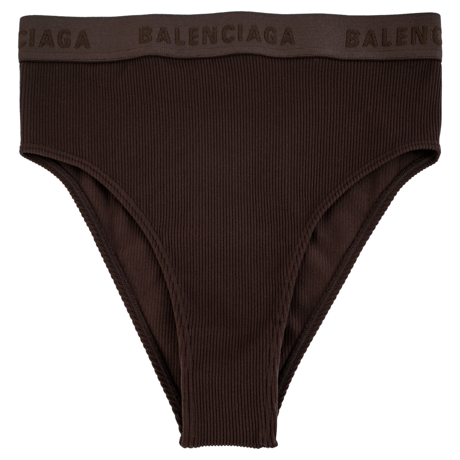 Balenciaga Ribbed Briefs with logo