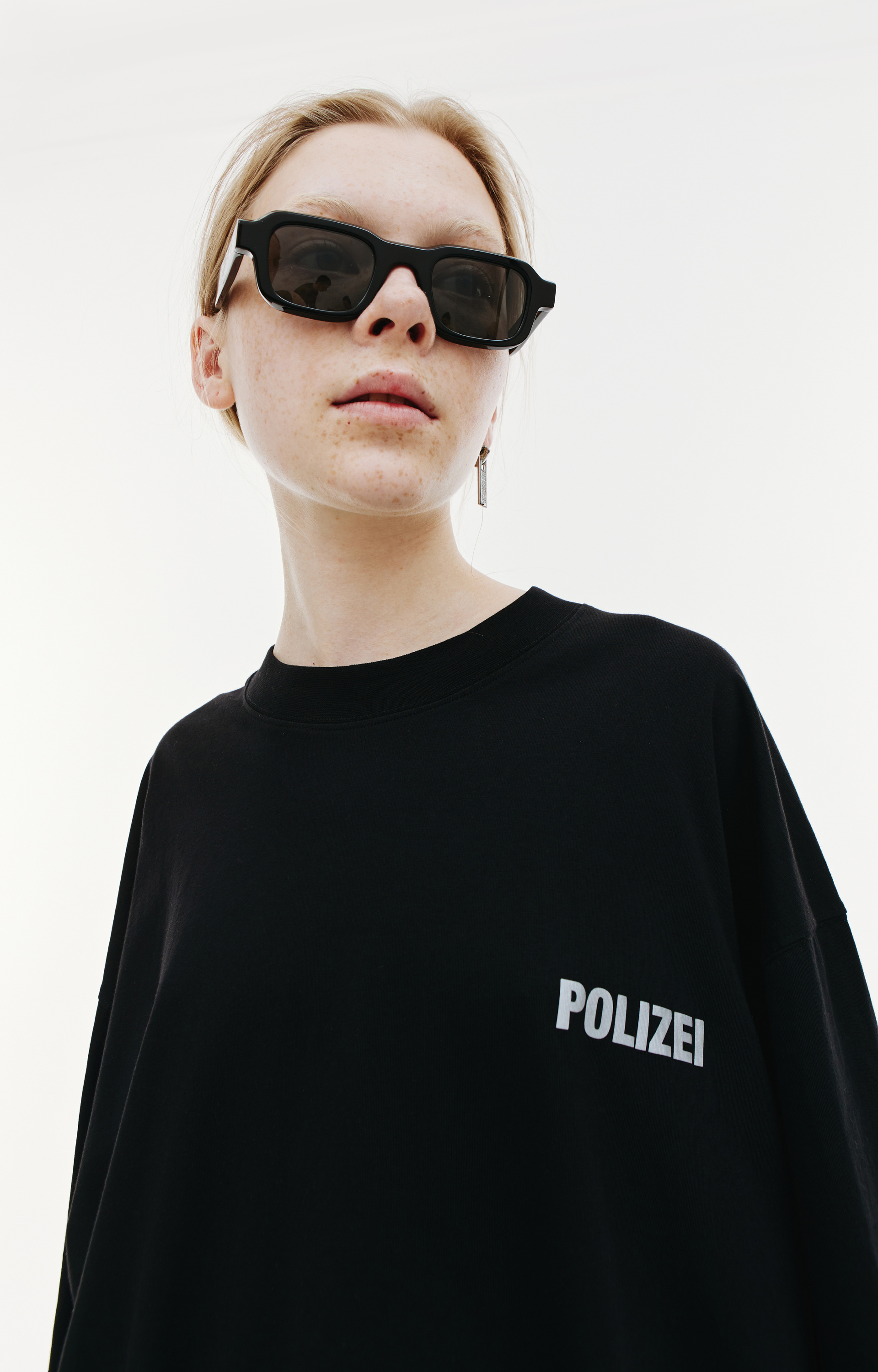 VETEMENTS Polizei printed t-shirt