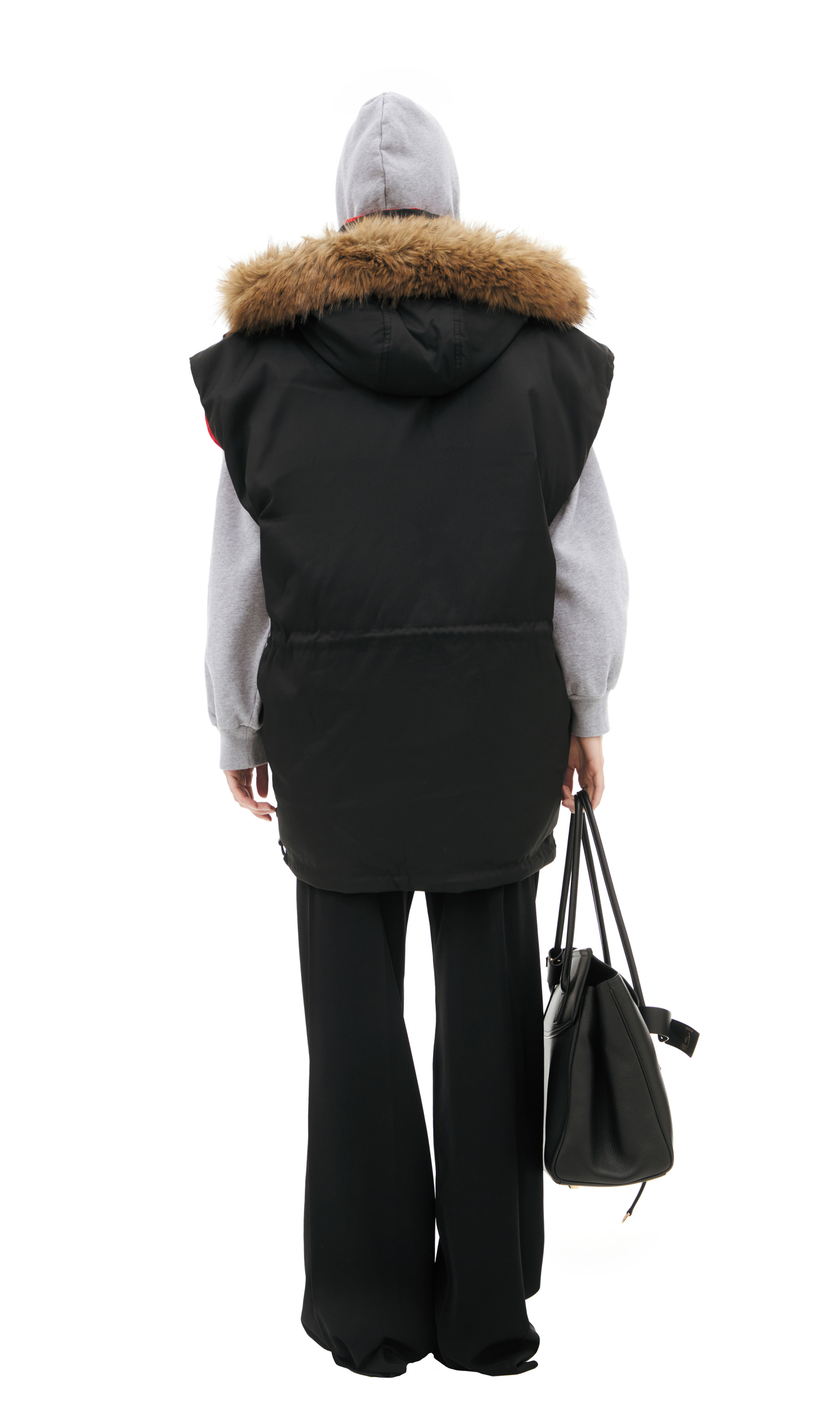 Balenciaga Reversible hooded vest