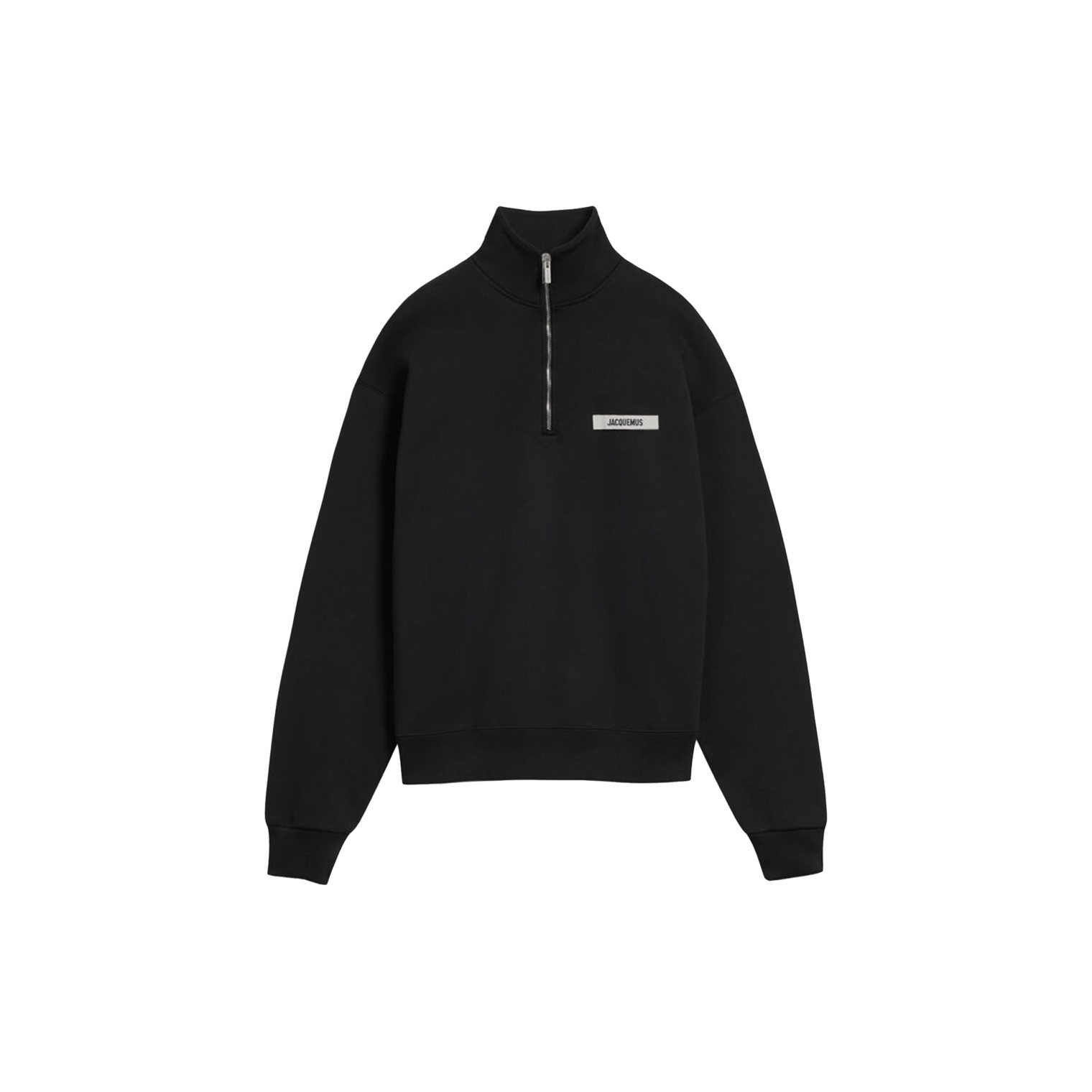 JACQUEMUS The Gros Grain Zipped Rollneck Sweatshirt