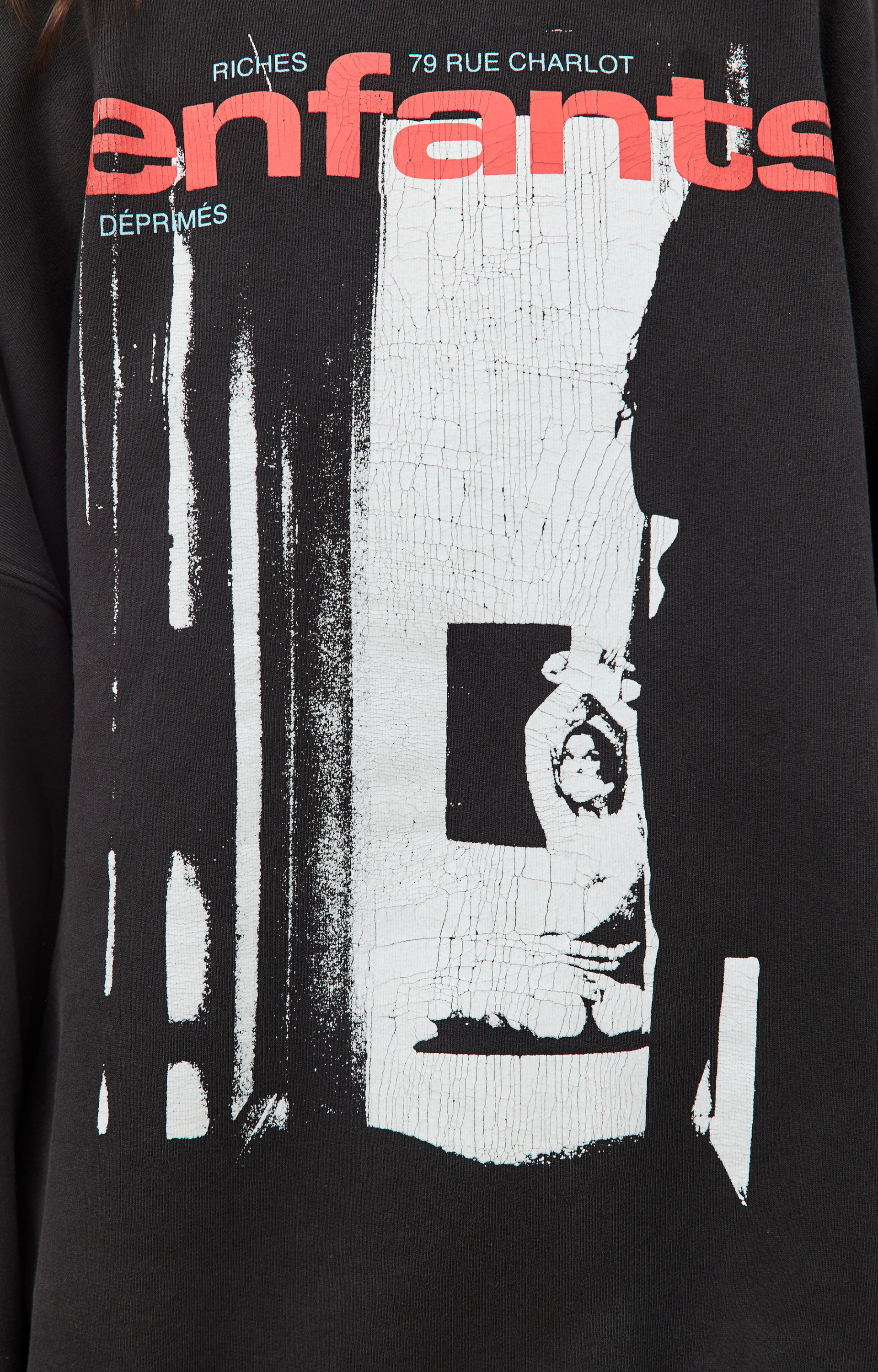 Enfants Riches Déprimés Black print sweatshirt