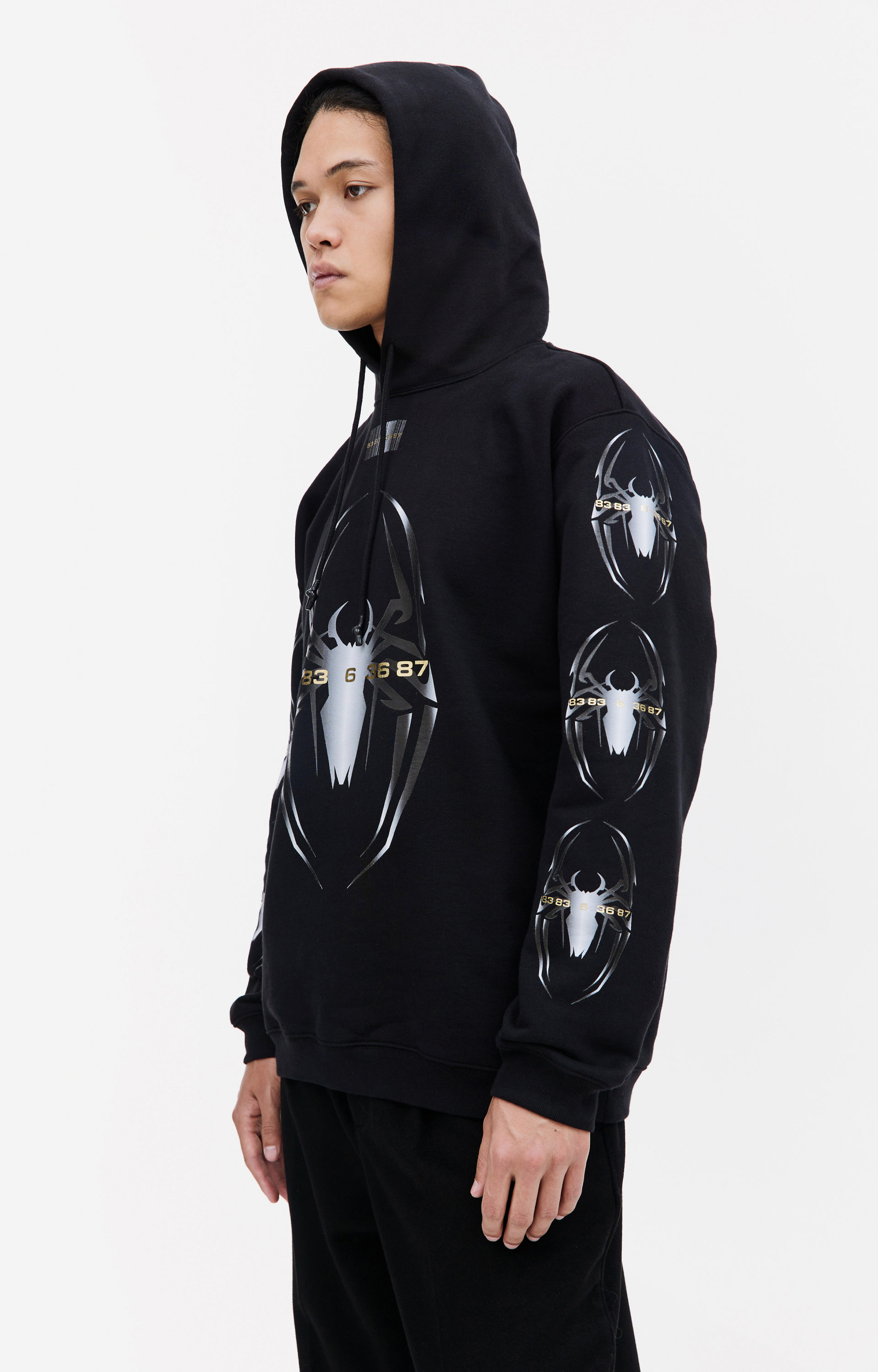 VTMNTS Spider printed hoodie