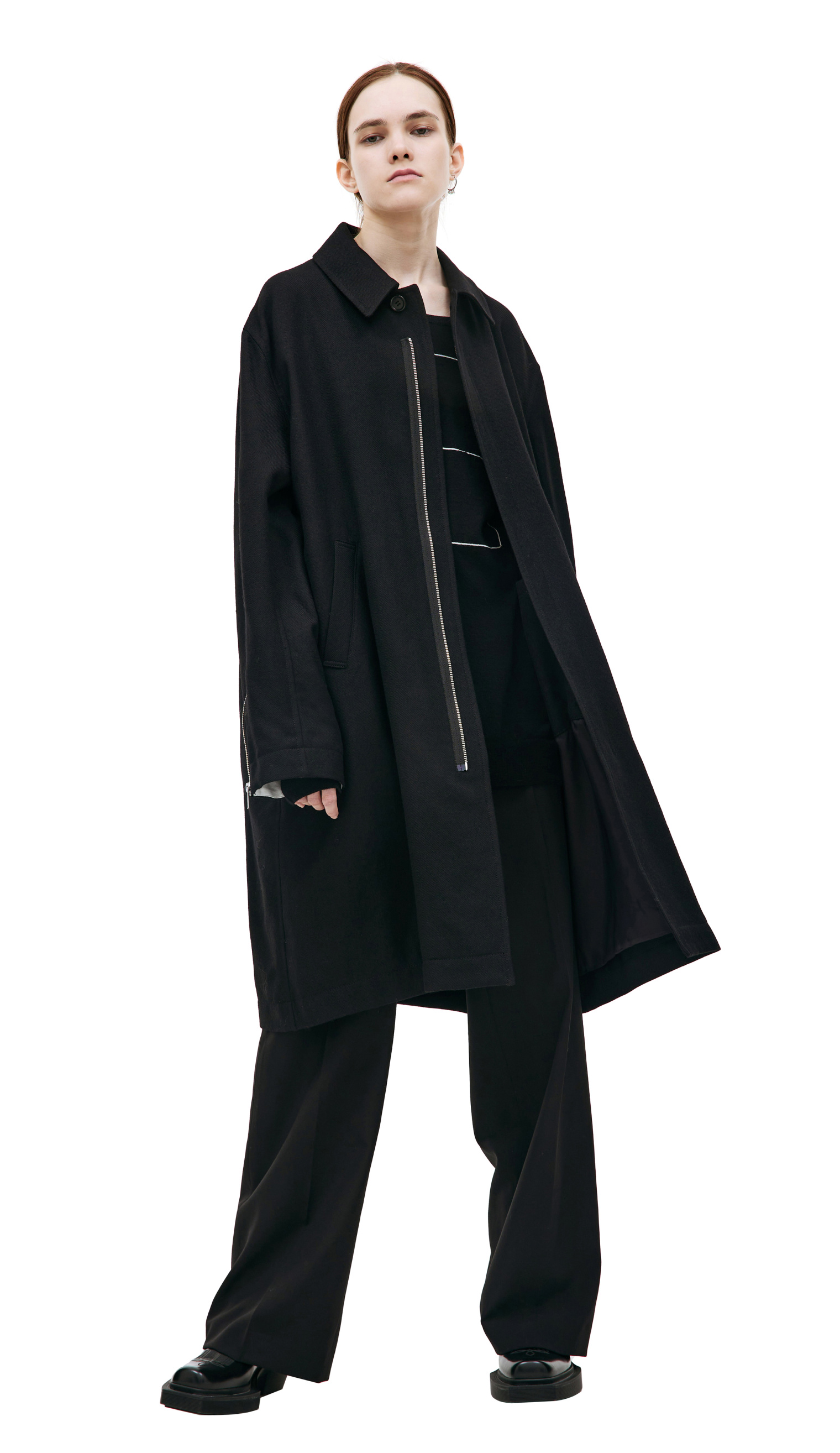 Undercover Black zip coat
