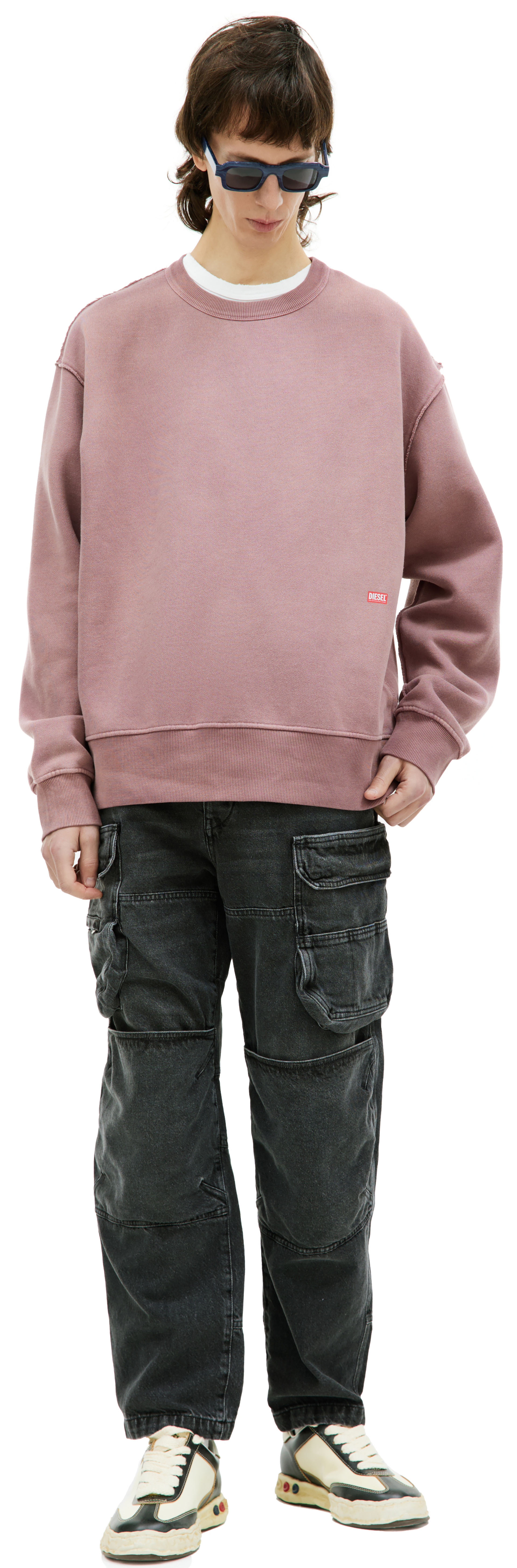 Diesel S-Macs sweatshirt with Diesel Panther logo