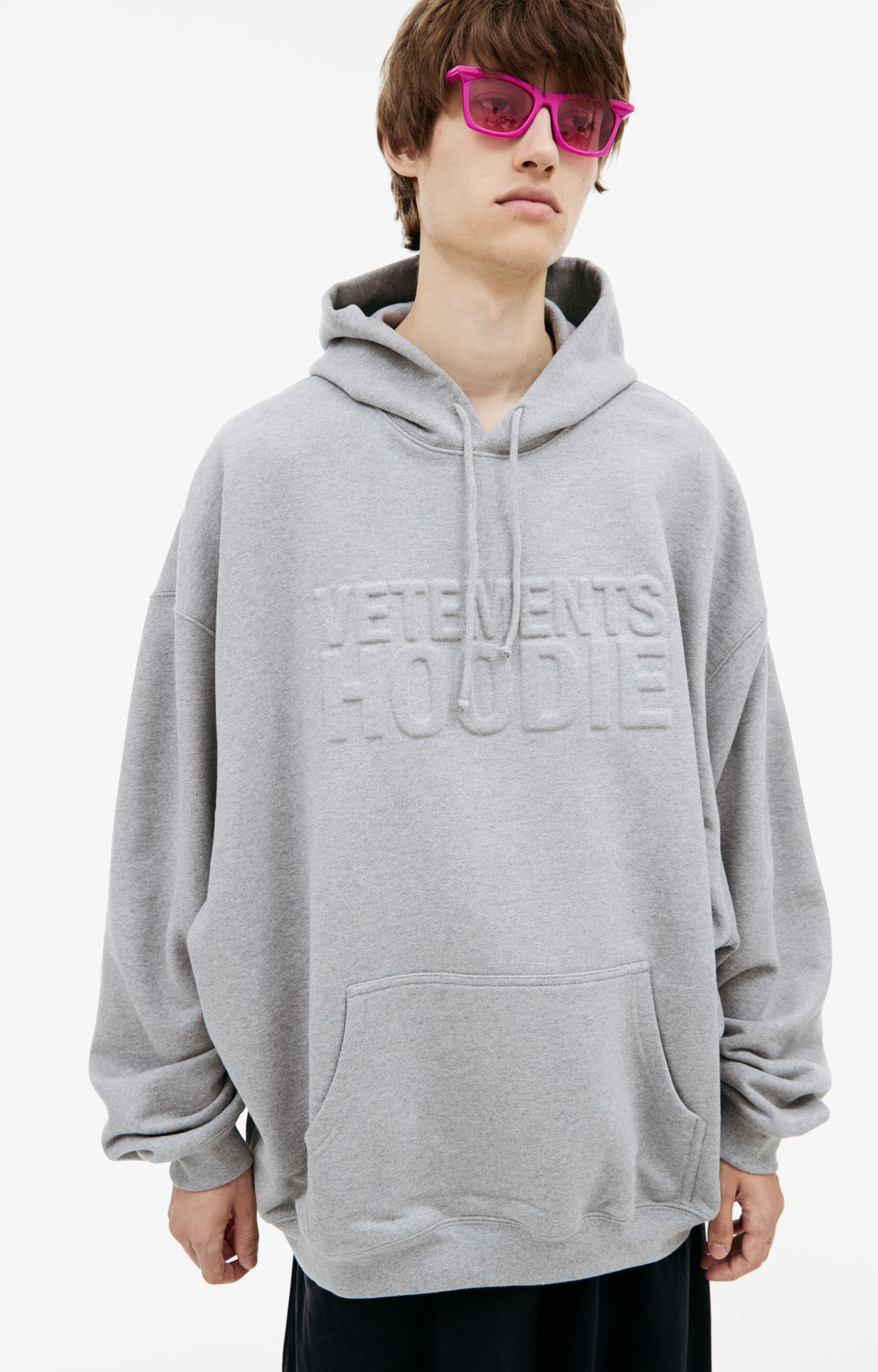 VETEMENTS Gray Illusion hoodie