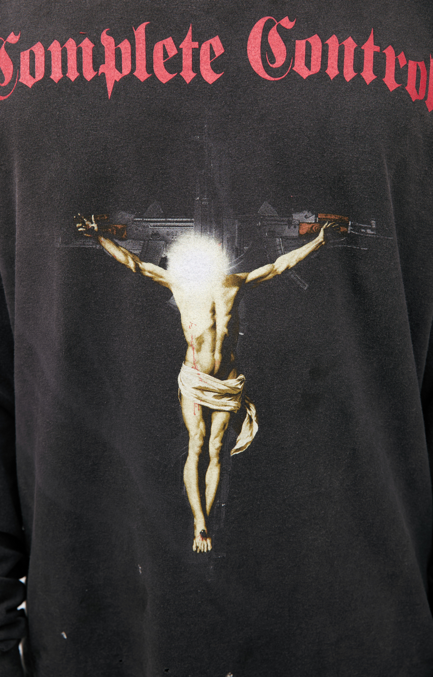 Saint Mxxxxxx Grey print longsleeve