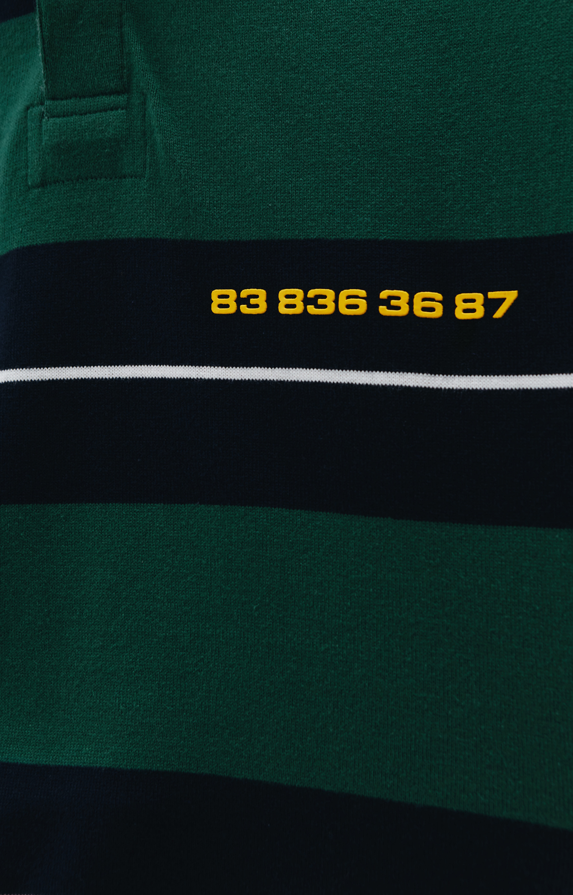 VTMNTS Striped long sleeve polo