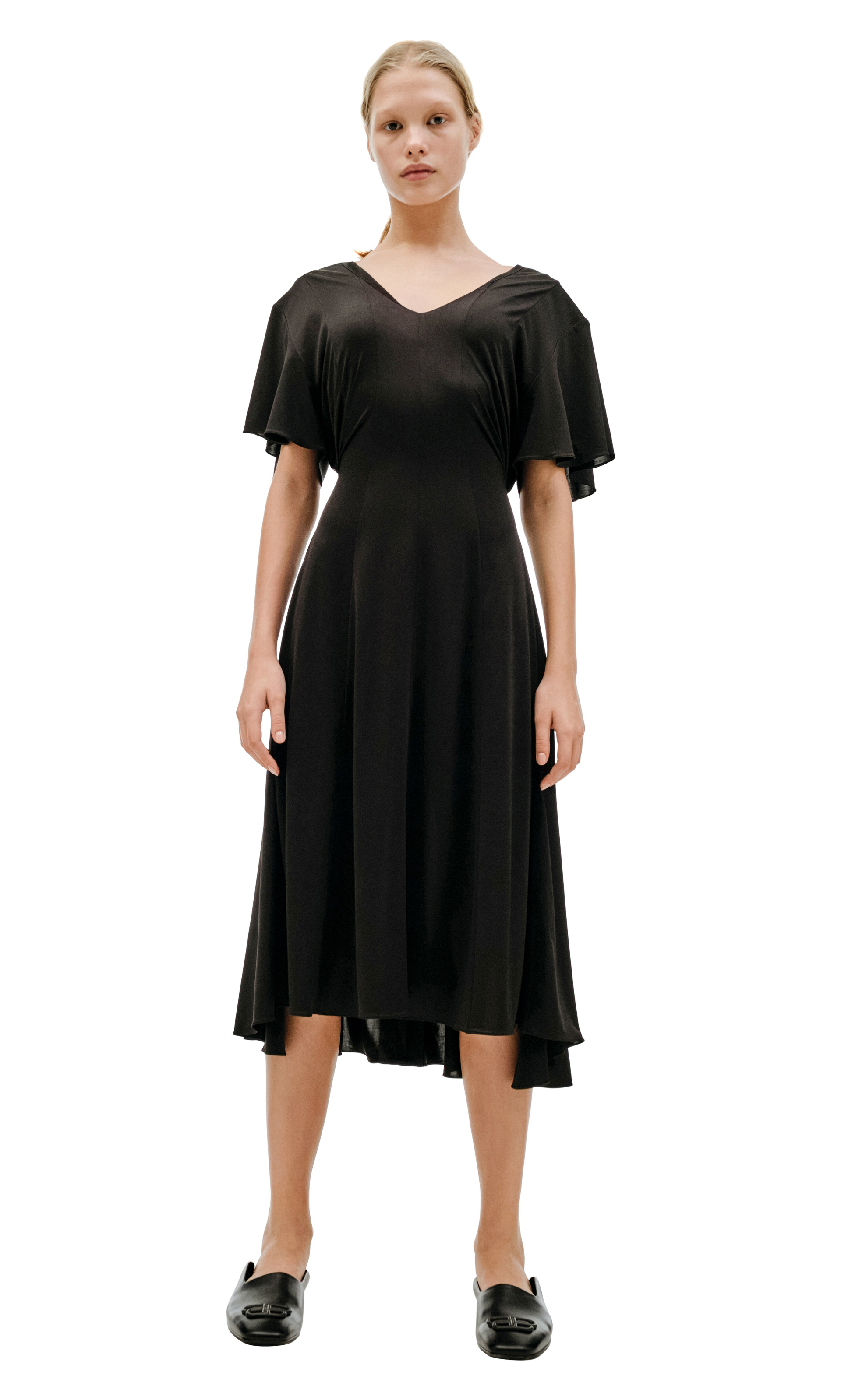 VETEMENTS Black Buttoned Dress
