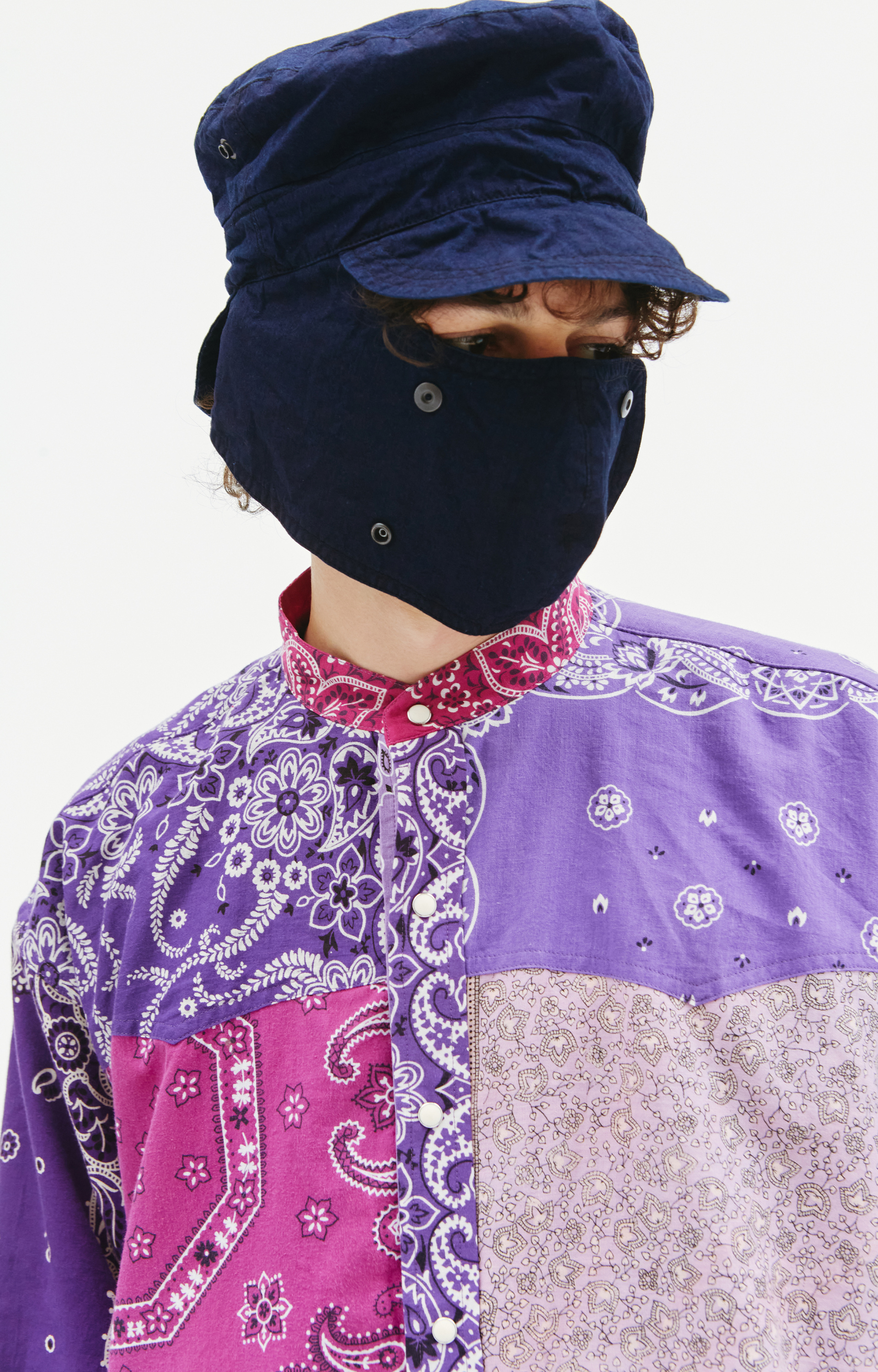 The Viridi-Anne Cotton mask cap