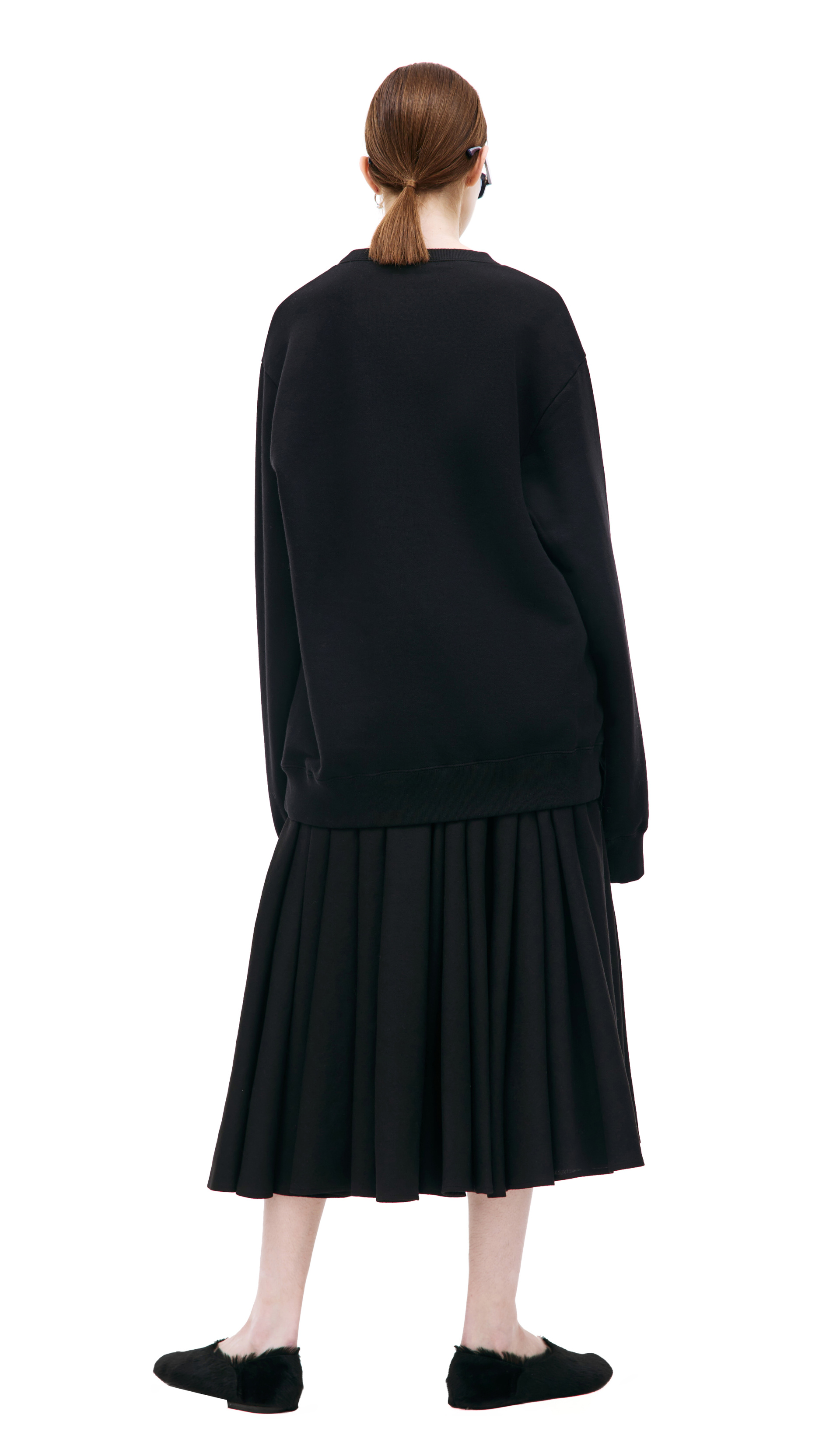 Undercover Black appliqué sweatshirt