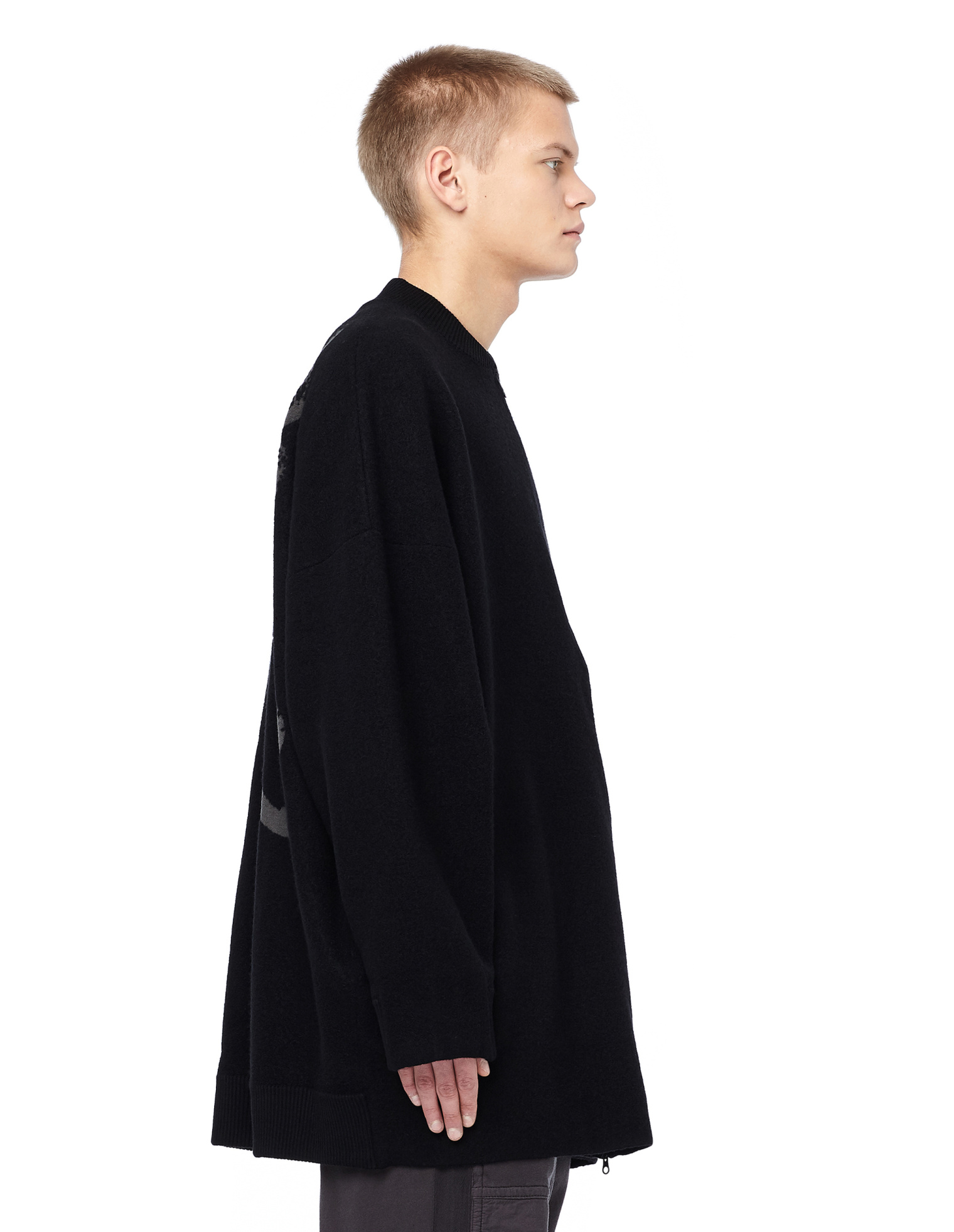 Y-3 Felt zip-up jacket