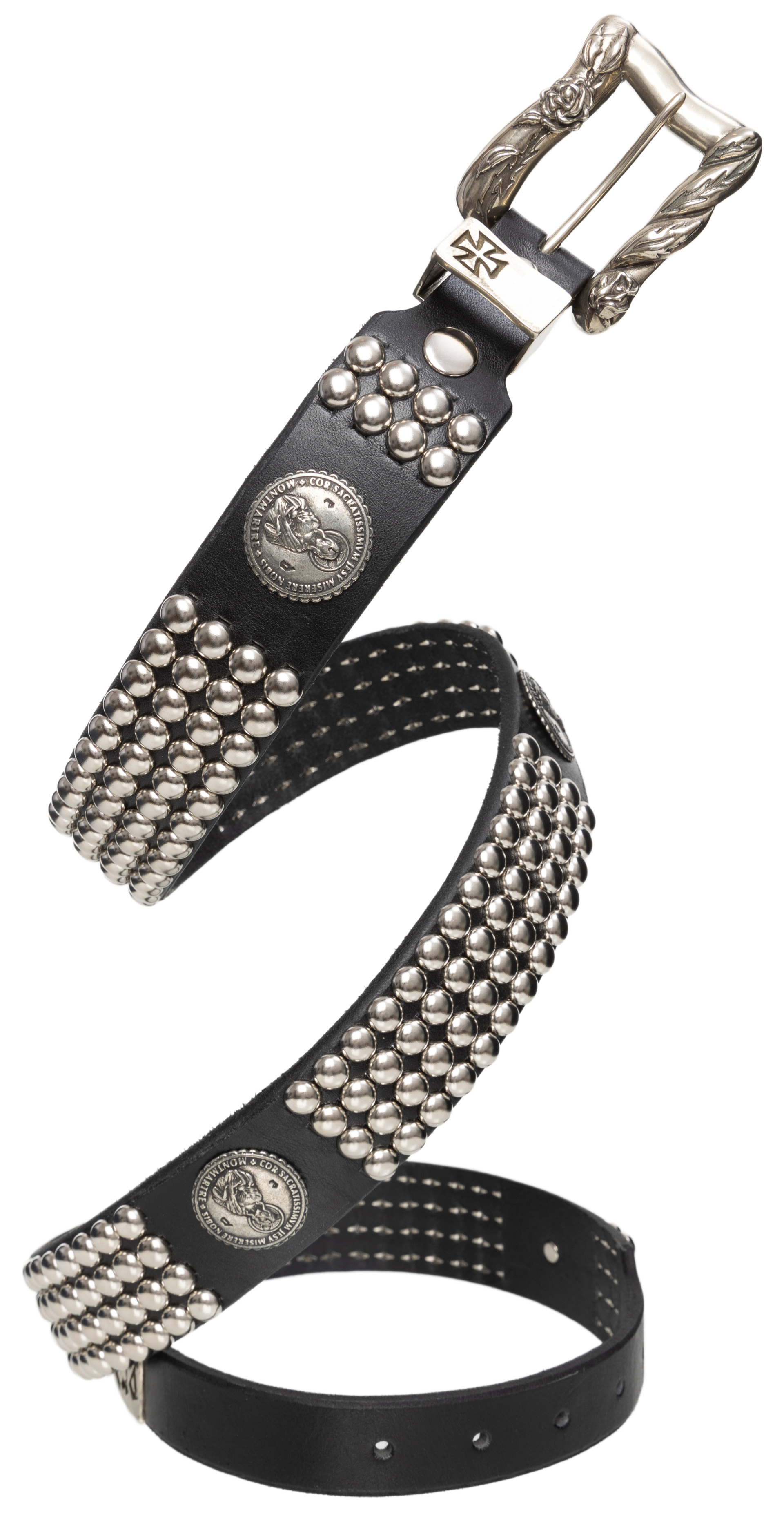 Enfants Riches Déprimés Leather belt with rivets