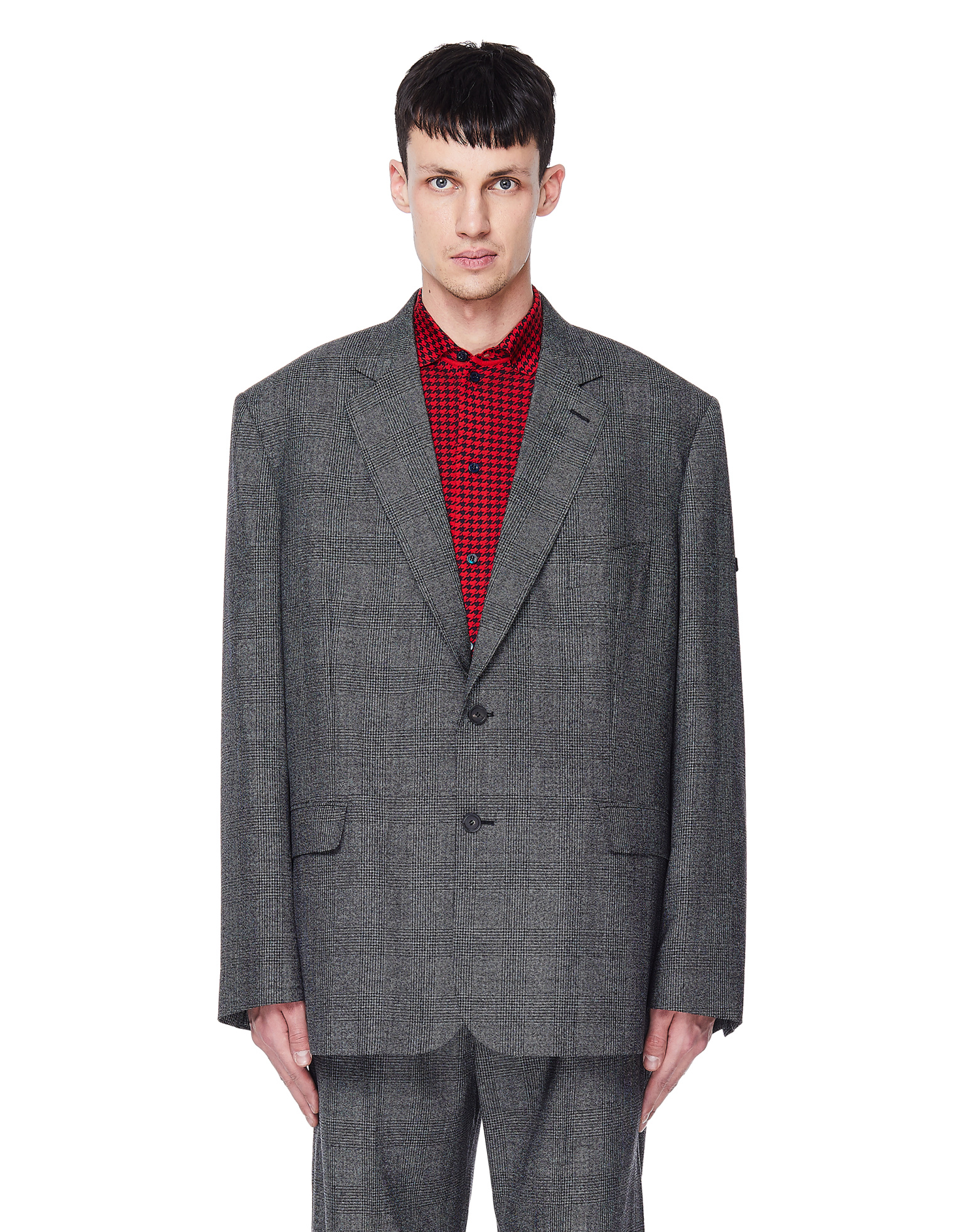 Balenciaga Шерстяной пиджак в клетку