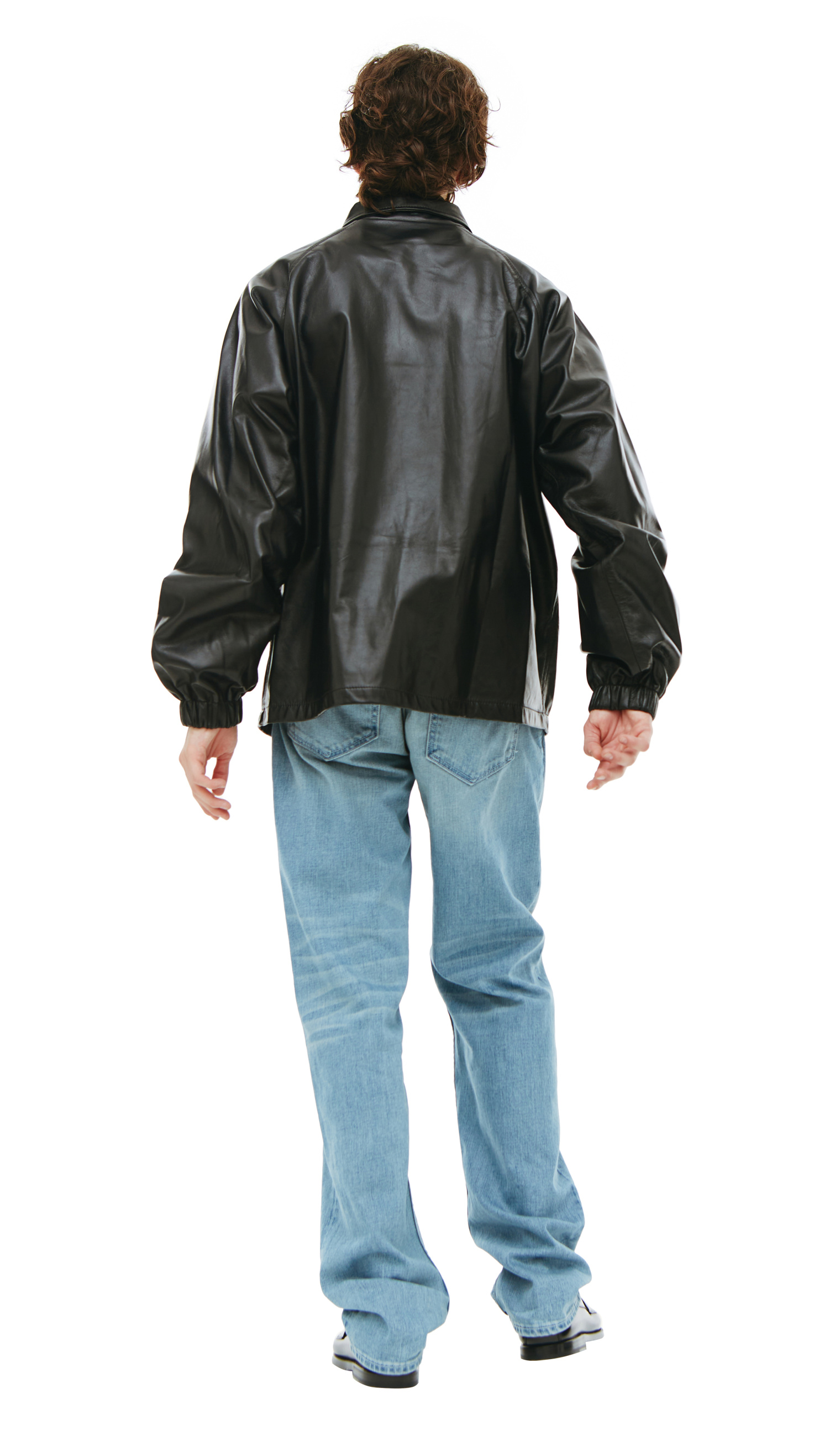 Enfants Riches Deprimes Embroidered leather jacket
