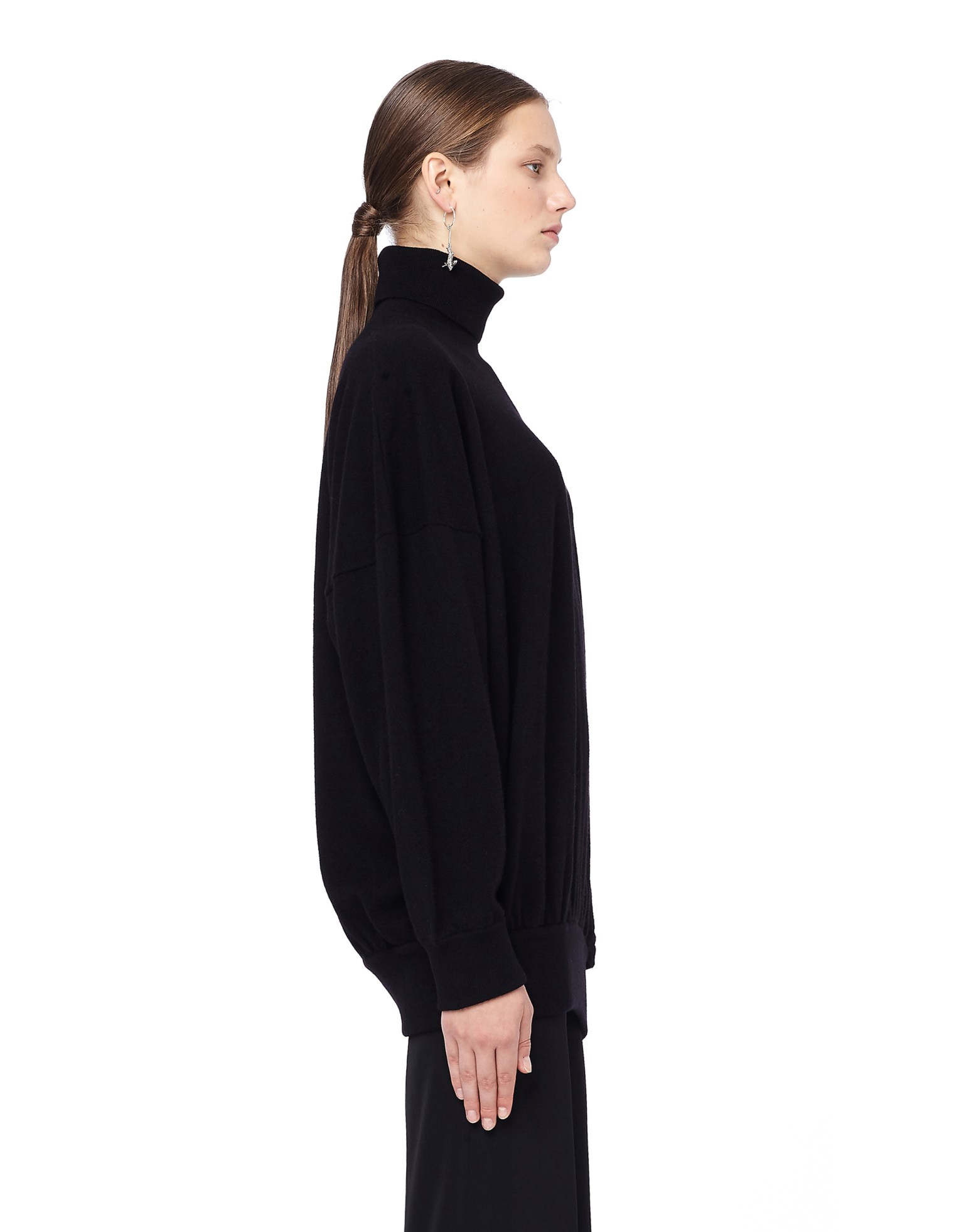 Balenciaga Водолазка из шерсти с логотипом