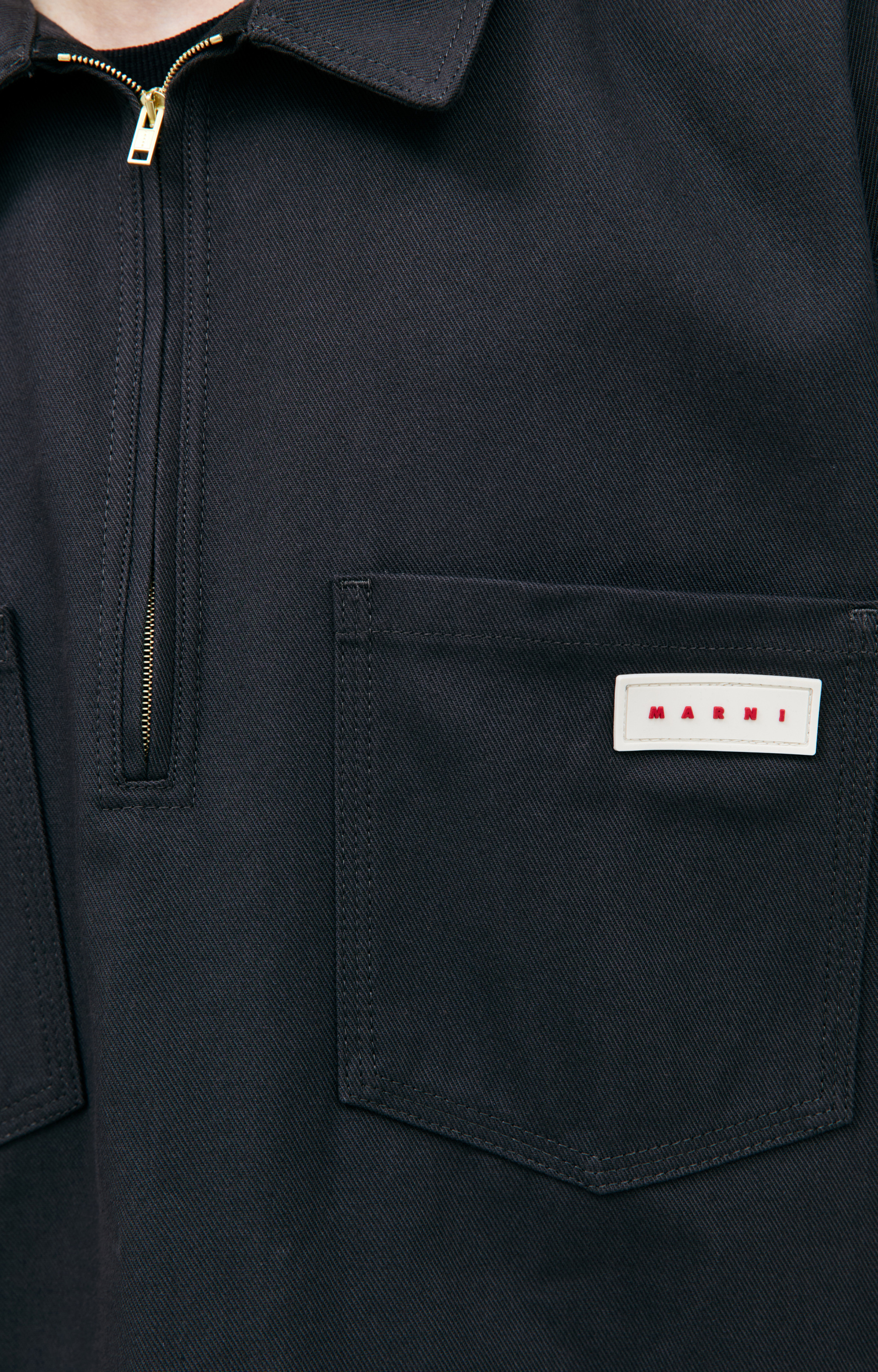 Marni Short-sleeve zip shirt