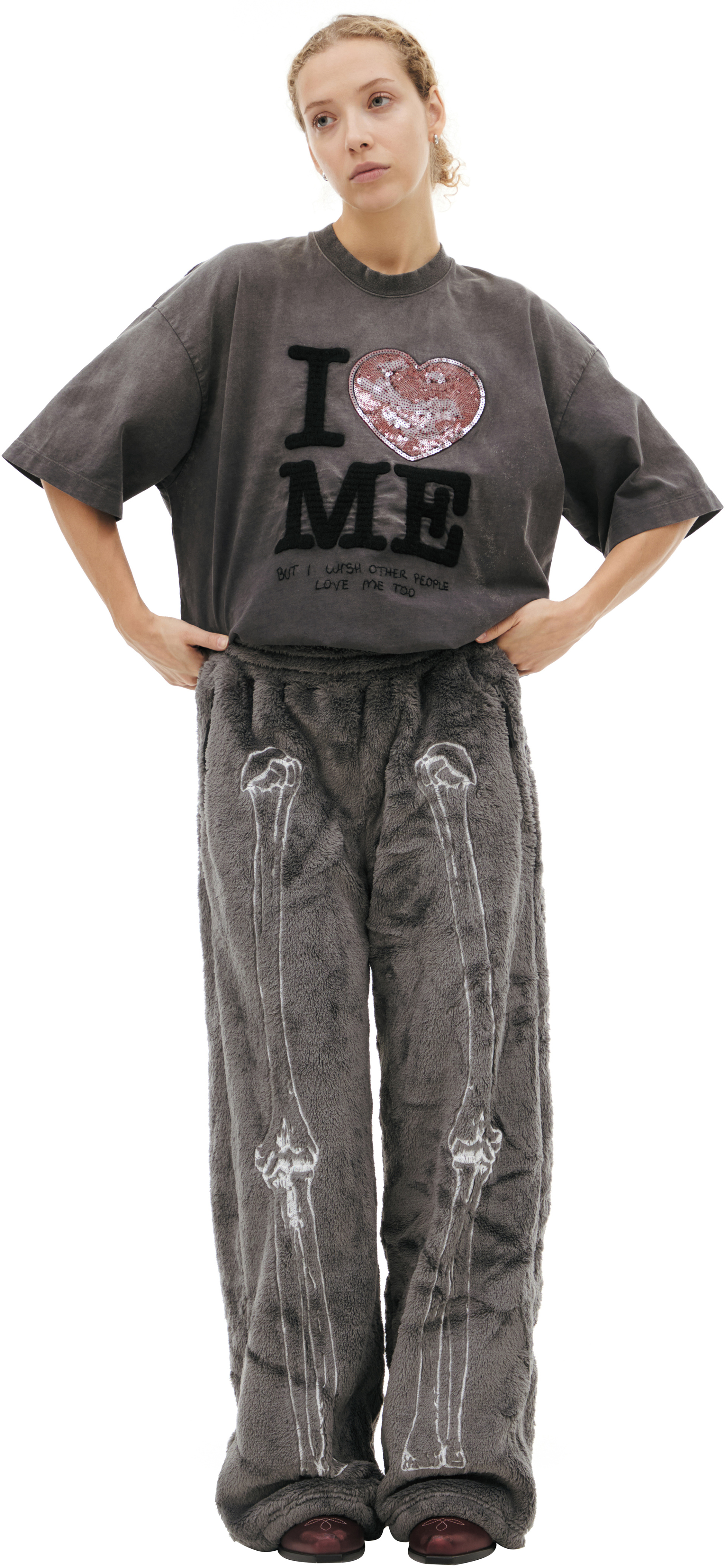 Doublet Plush Embroidered trousers