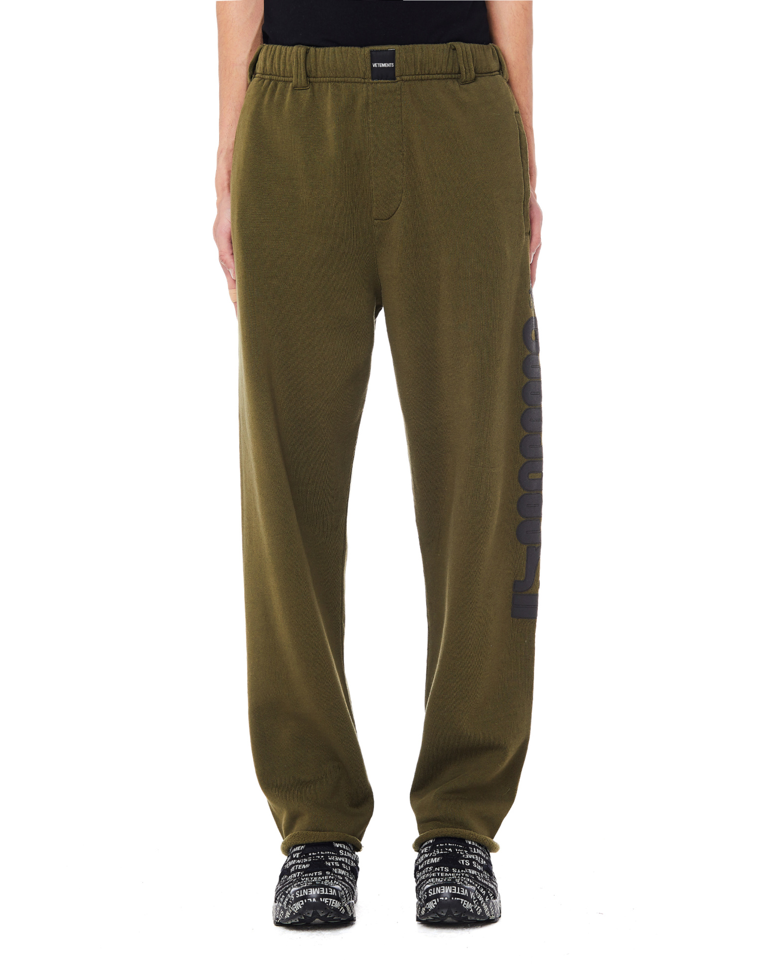 VETEMENTS Khaki Cotton Sweatpants