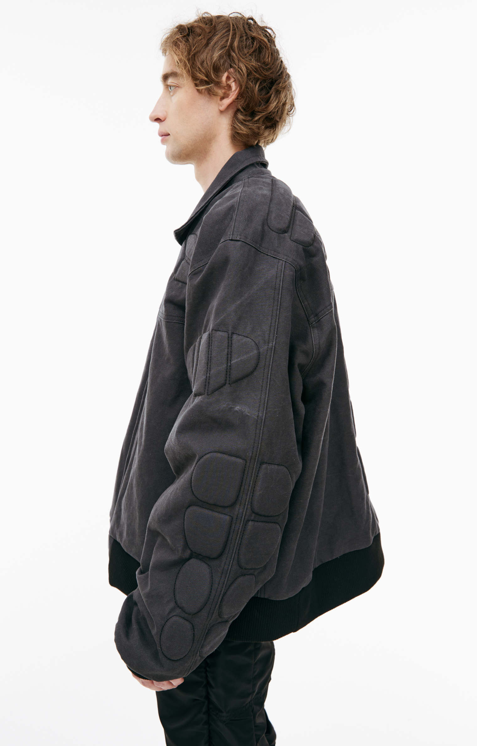 Satoshi Nakamoto Black moto bomber jacket