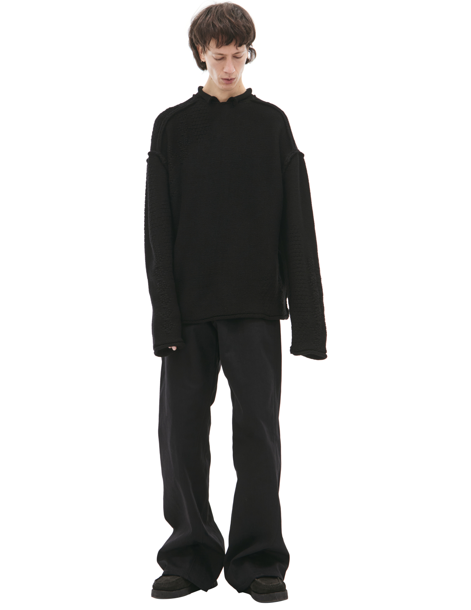 The Viridi-Anne Knitted merino wool sweater