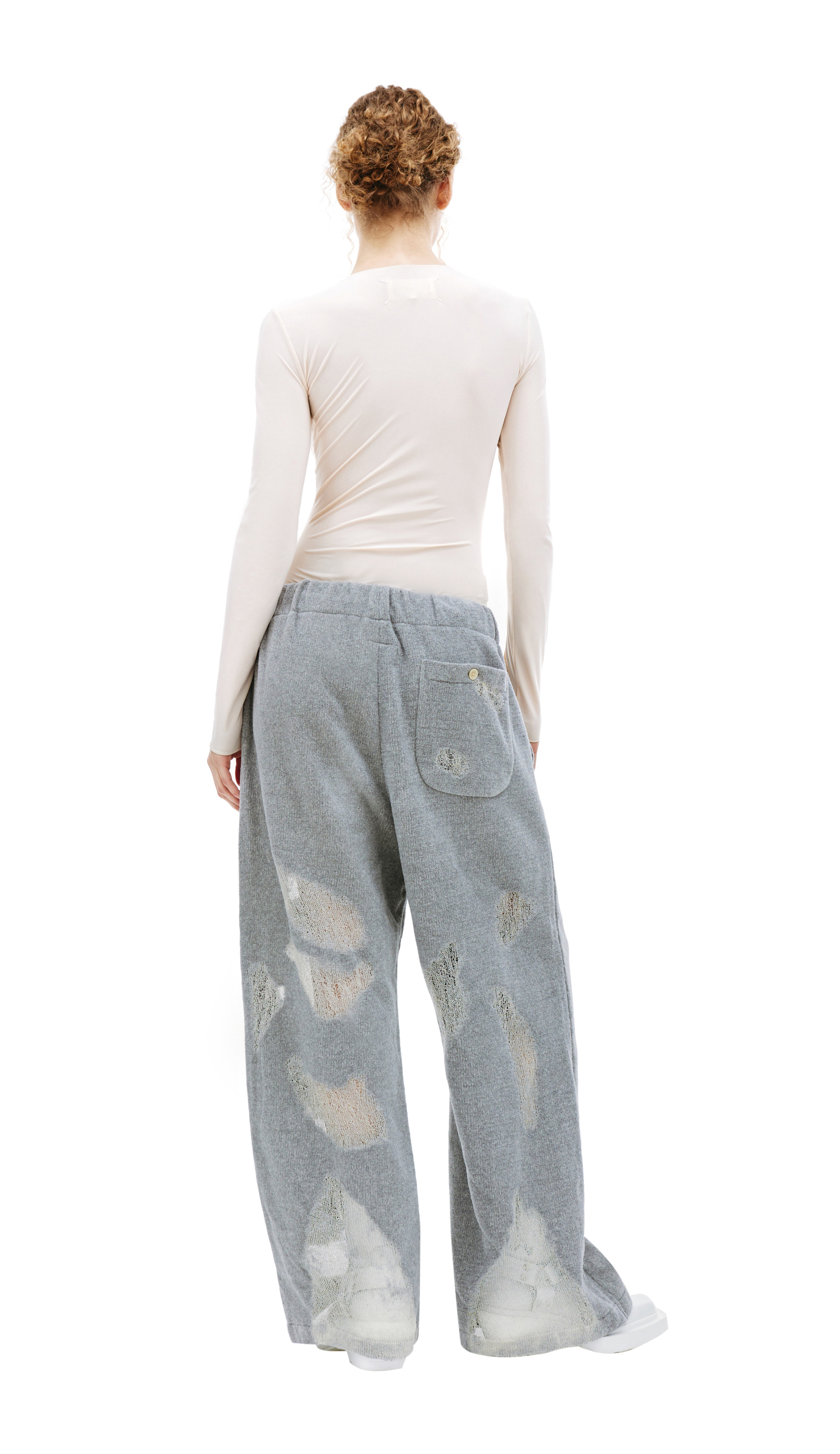 Doublet Ripped off knit sweatpants