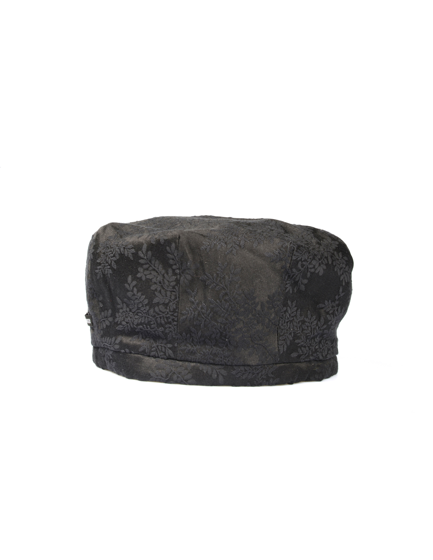 Ann Demeulemeester Берет-141-8680-195-098 двухсторонний черный с вышивкой