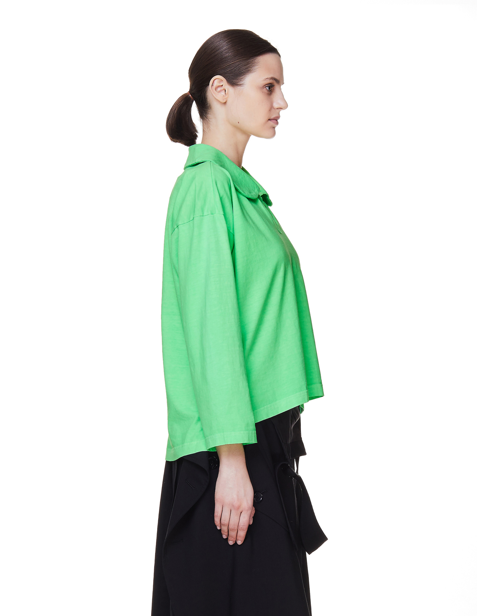 Comme des Garcons CdG Green Cotton Longsleeve