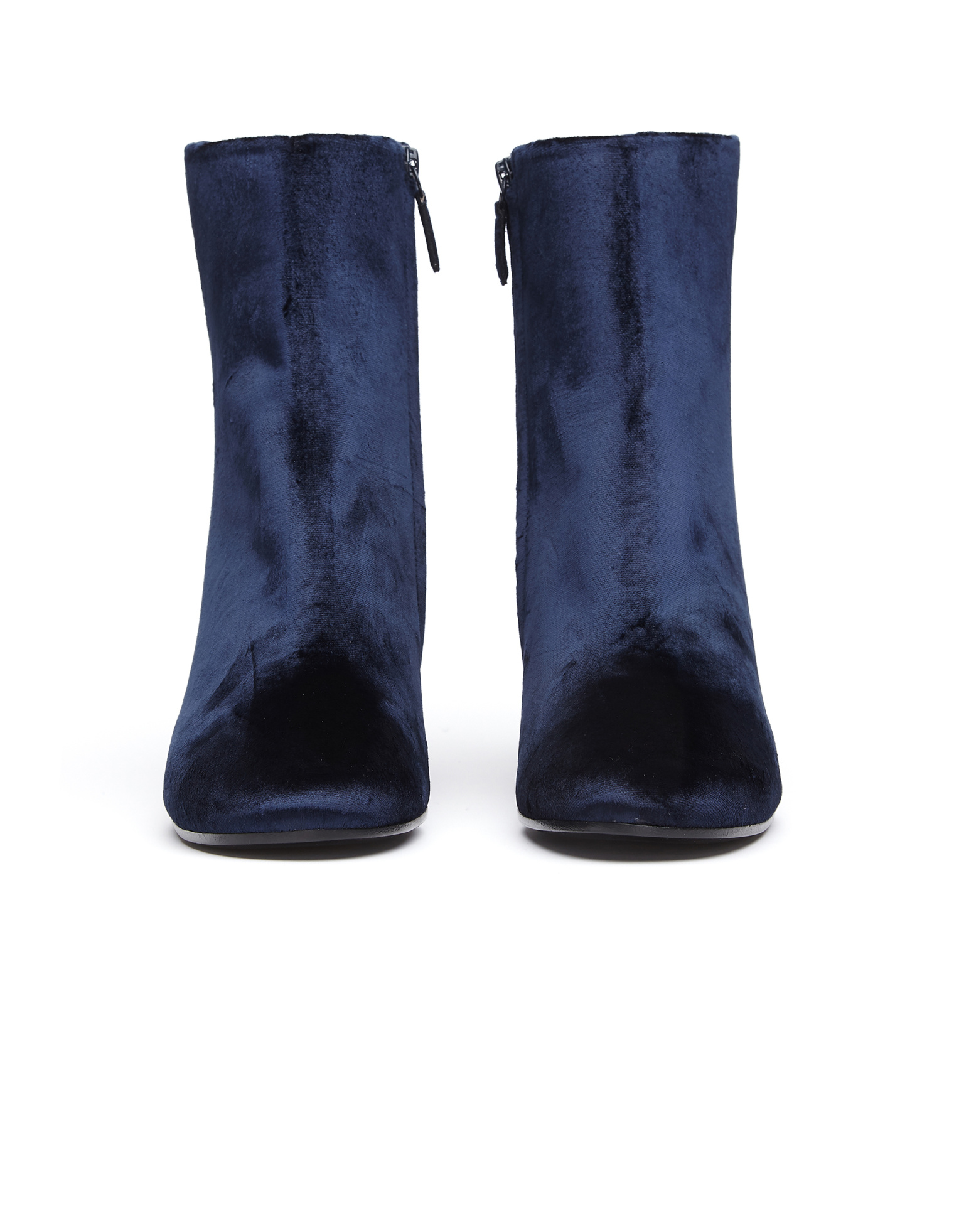 Balenciaga Ville Velvet Ankle Boots
