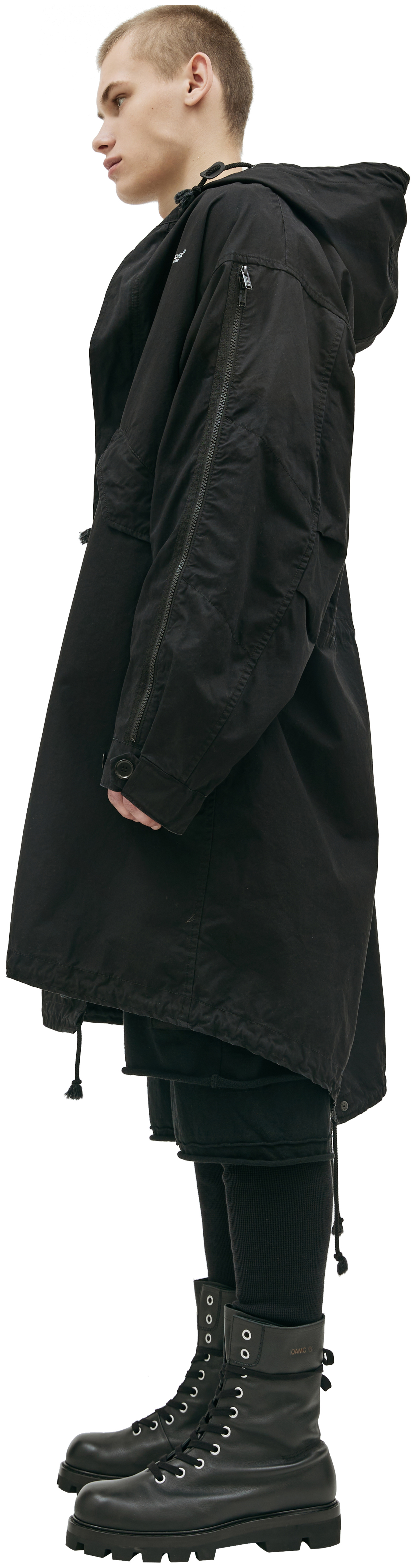 Undercover Black Printed Coat