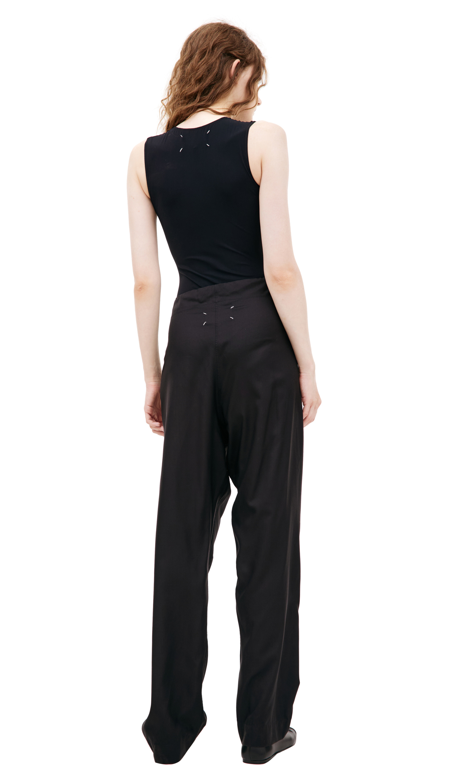 Maison Margiela Silk straight trousers