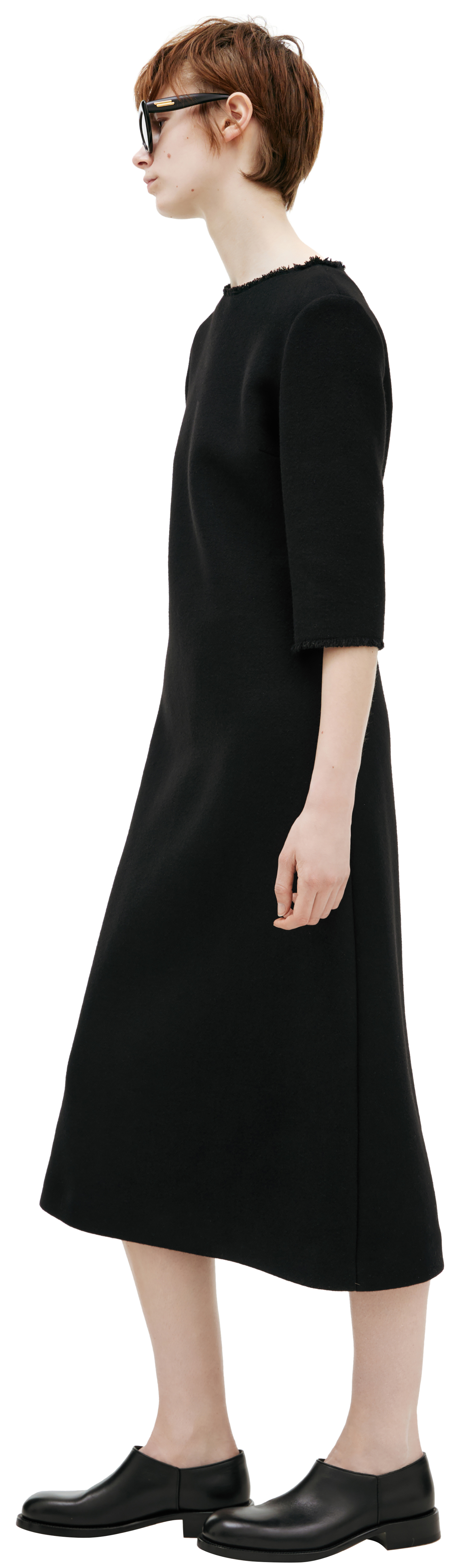 The Row Dress with raw collar