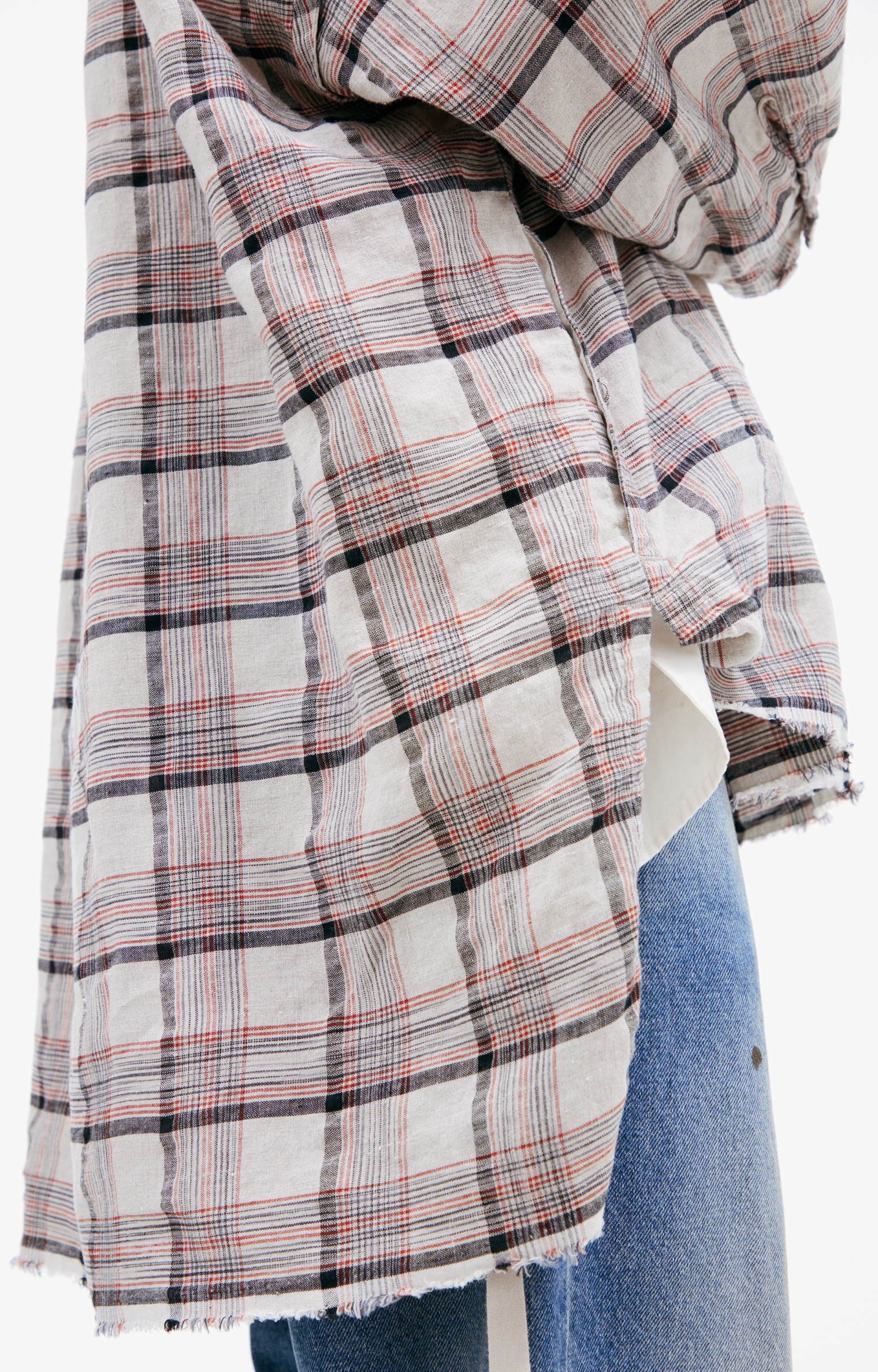 Undercover Checkered shirt with hood