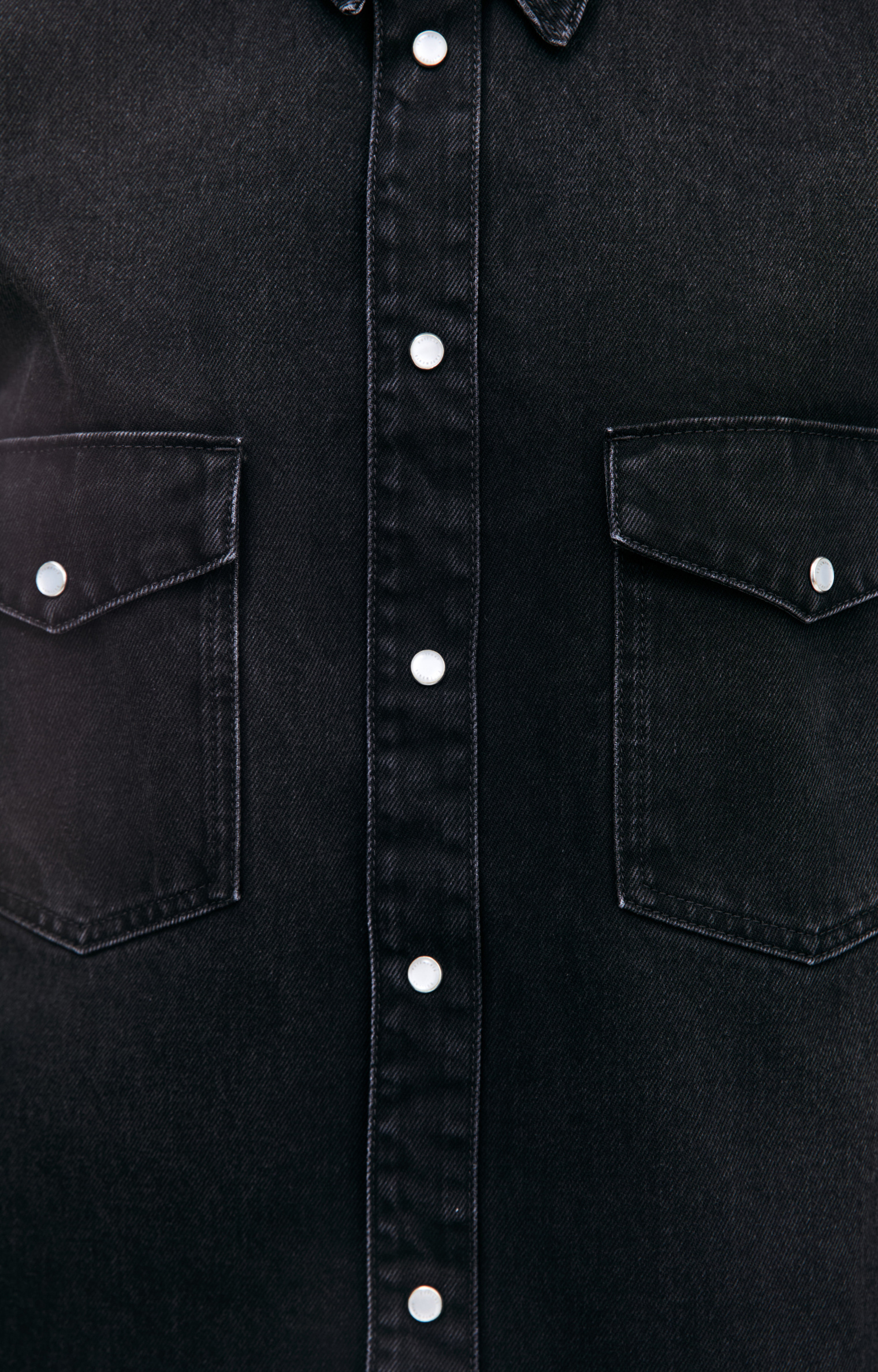 VETEMENTS Black denim shirt