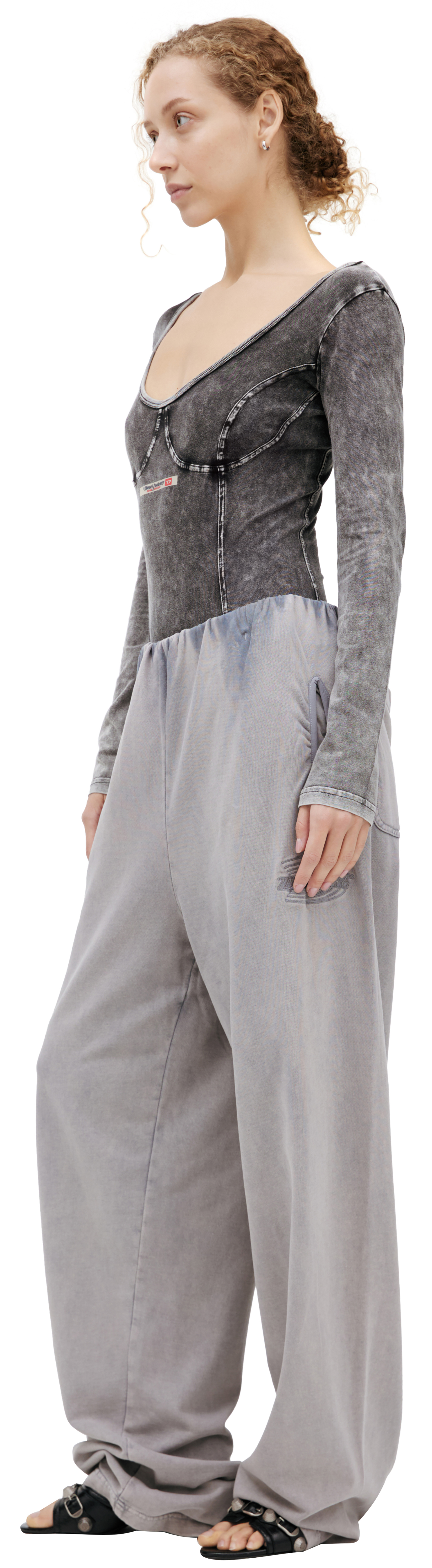 Diesel Trousers with embroidered logo