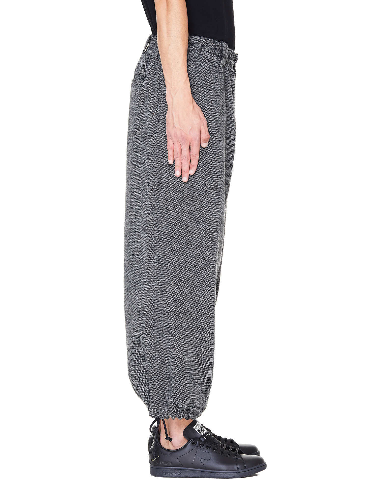 Yohji Yamamoto Grey Tweed Trousers