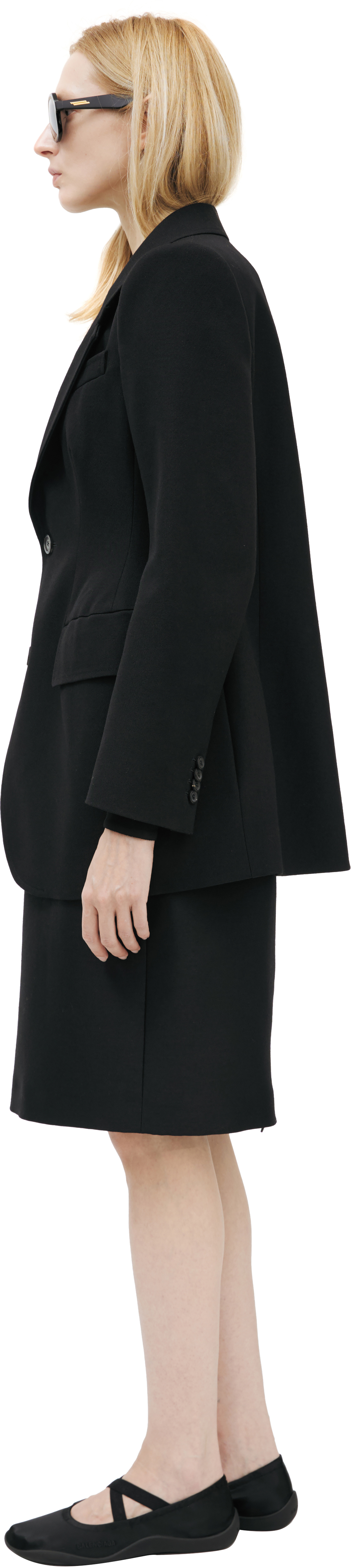 Balenciaga Single-breasted wool jacket