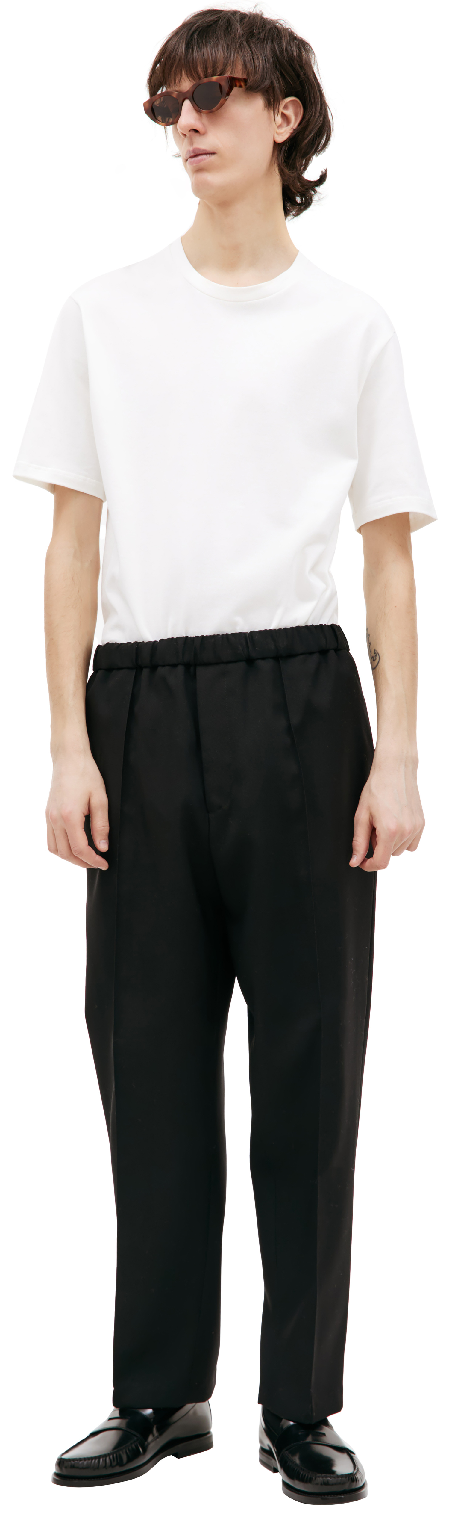 Jil Sander Black wool trousers