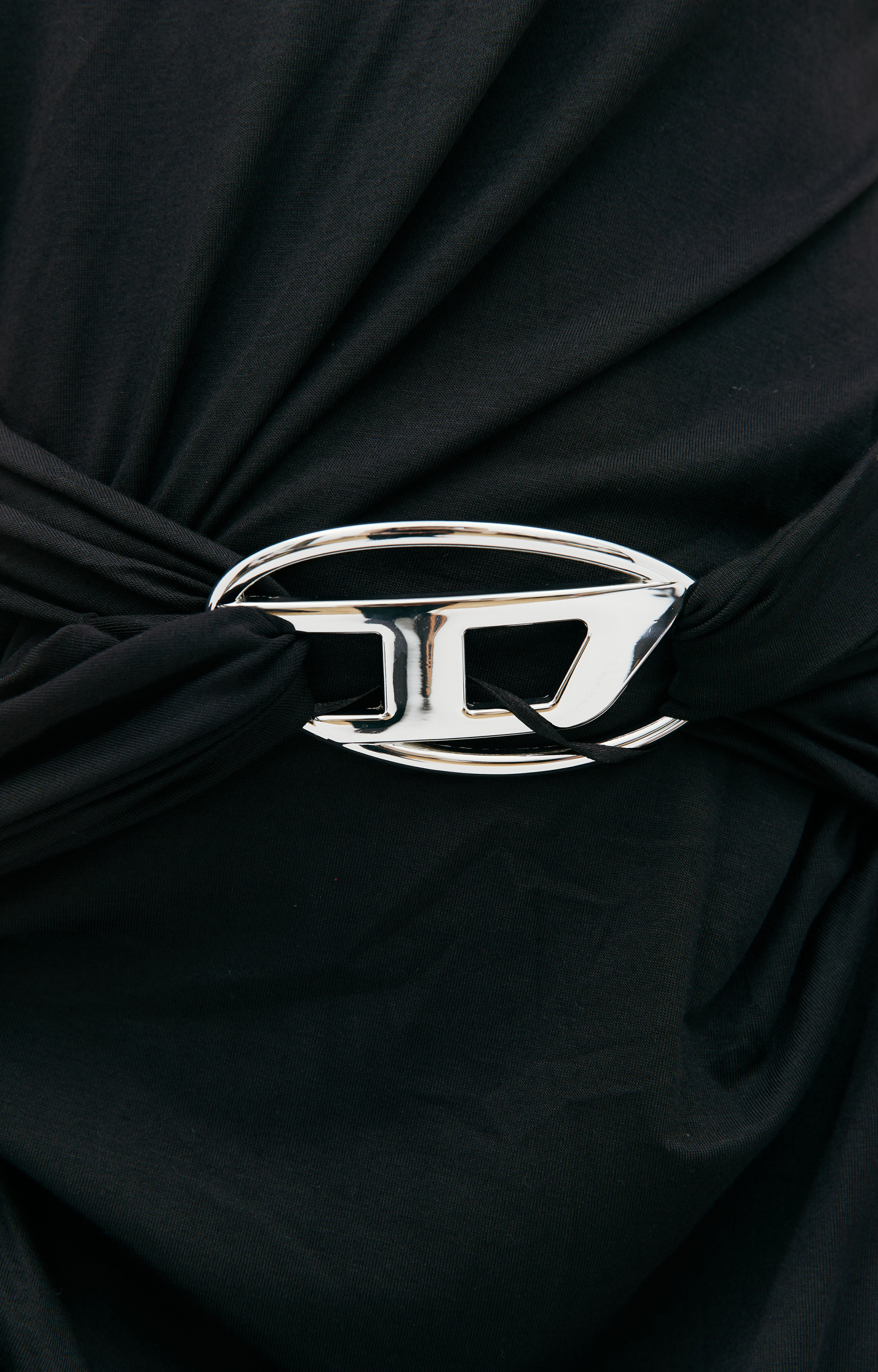 Diesel Black D-Rowy maxi dress