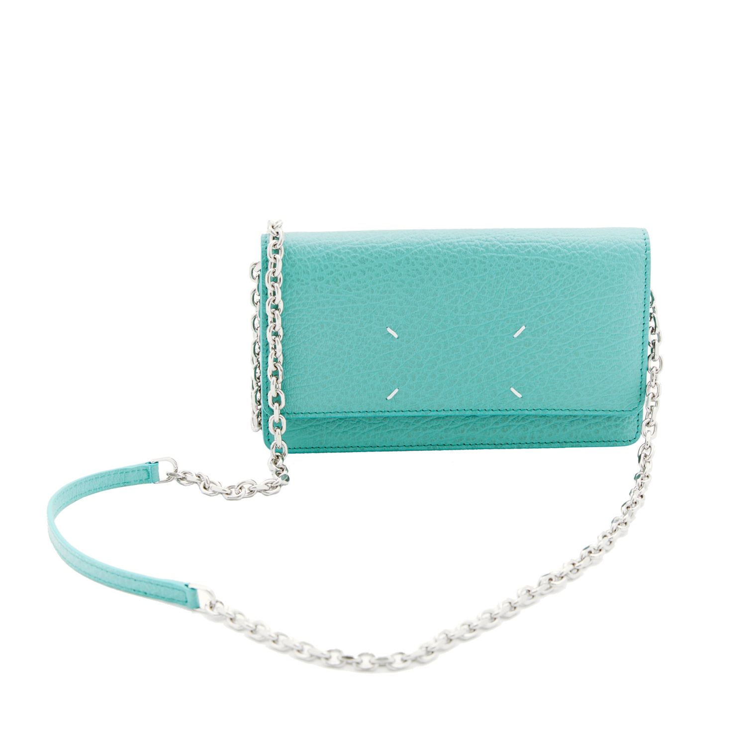 Maison Margiela Four Stitches Leather Wallet on Chain