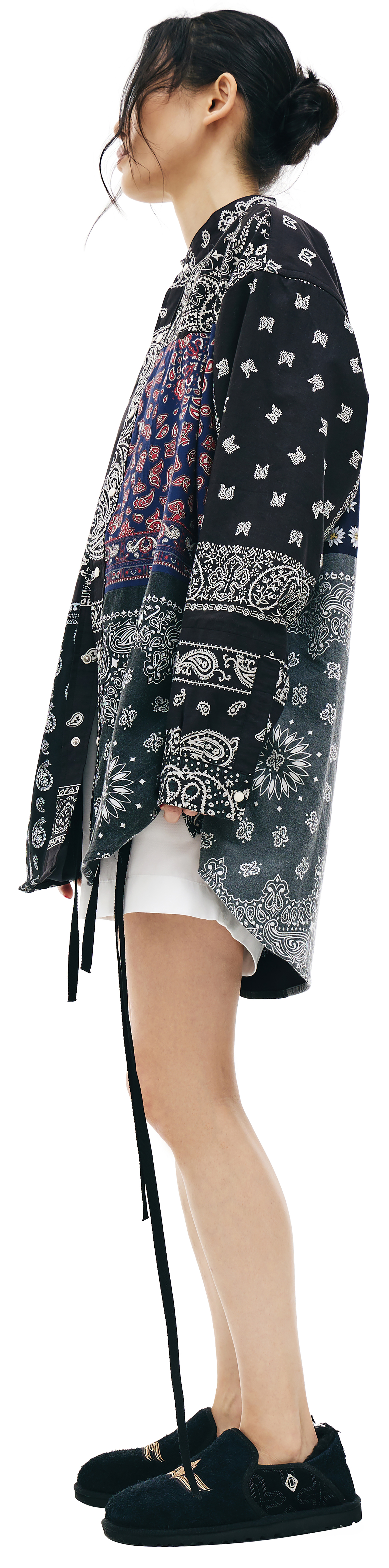 Children of the discordance Patchwork bandana shirt