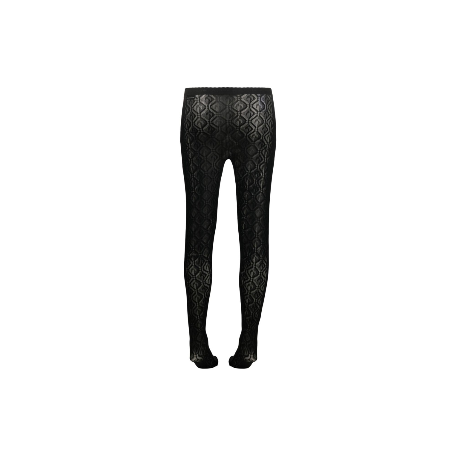 MARINE SERRE Moon Diamond Mesh Jacquard Tights