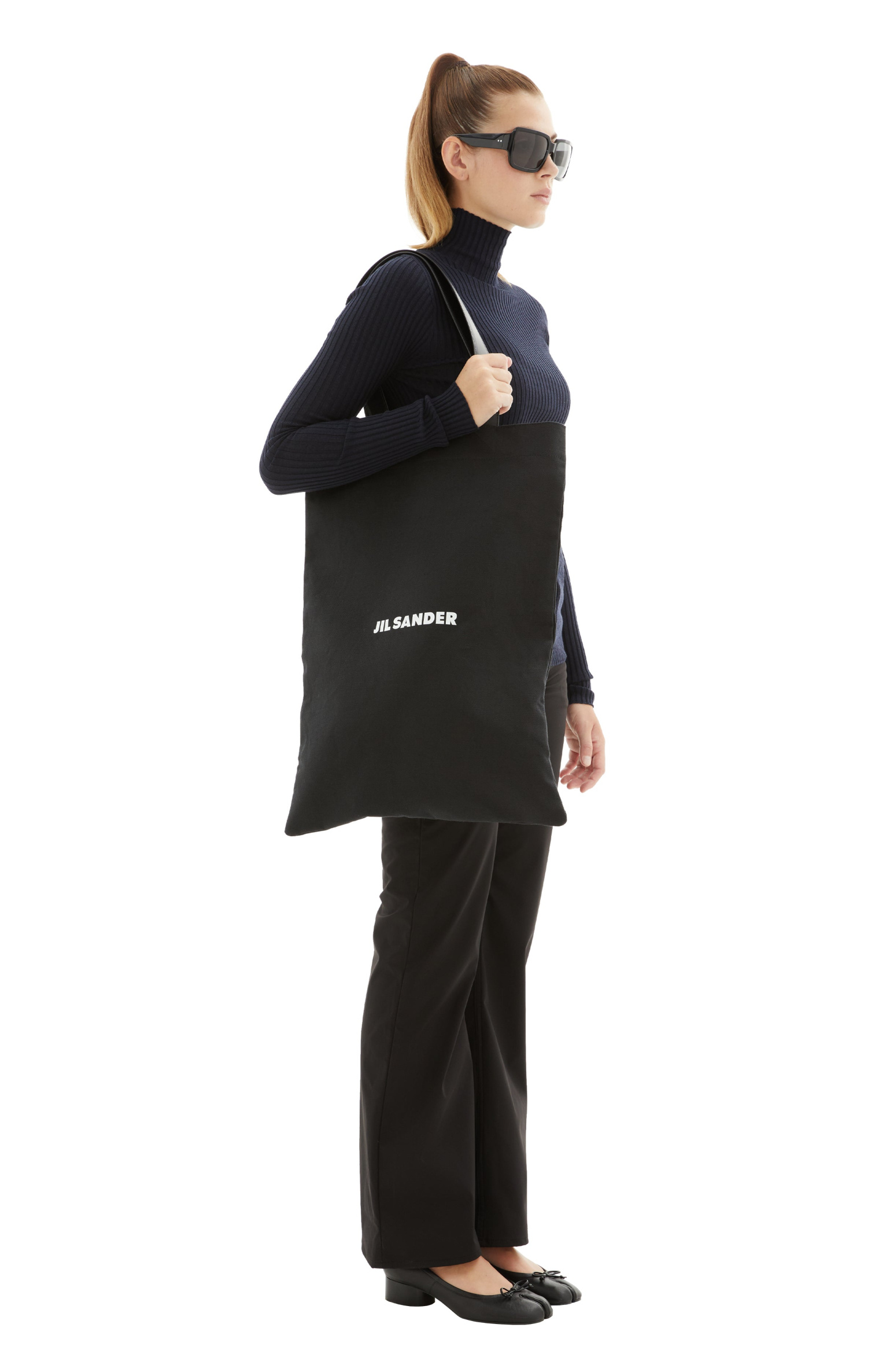 Jil Sander Logo Book Tote