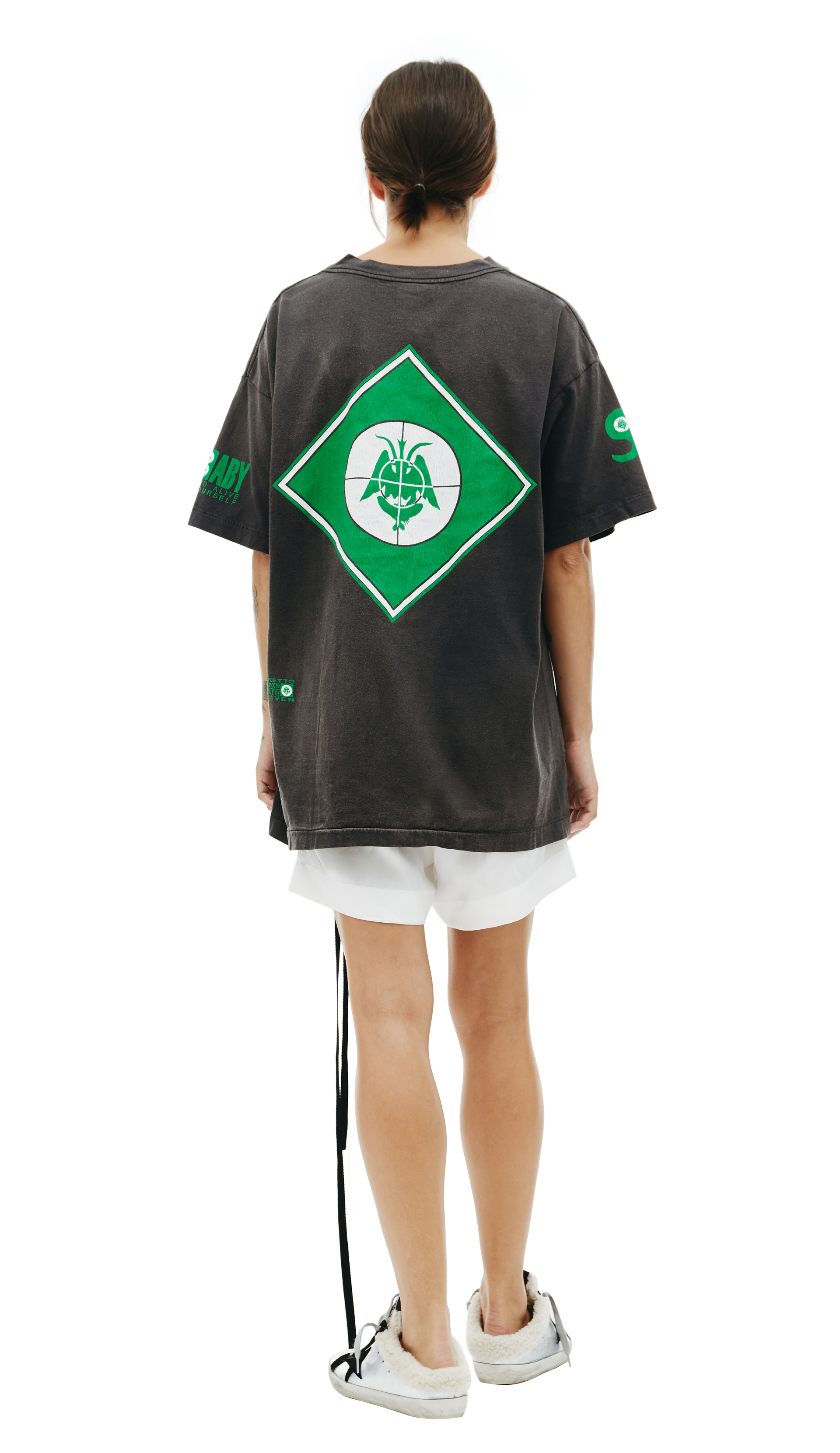 Saint Michael Sainy Enemy printed t-shirt