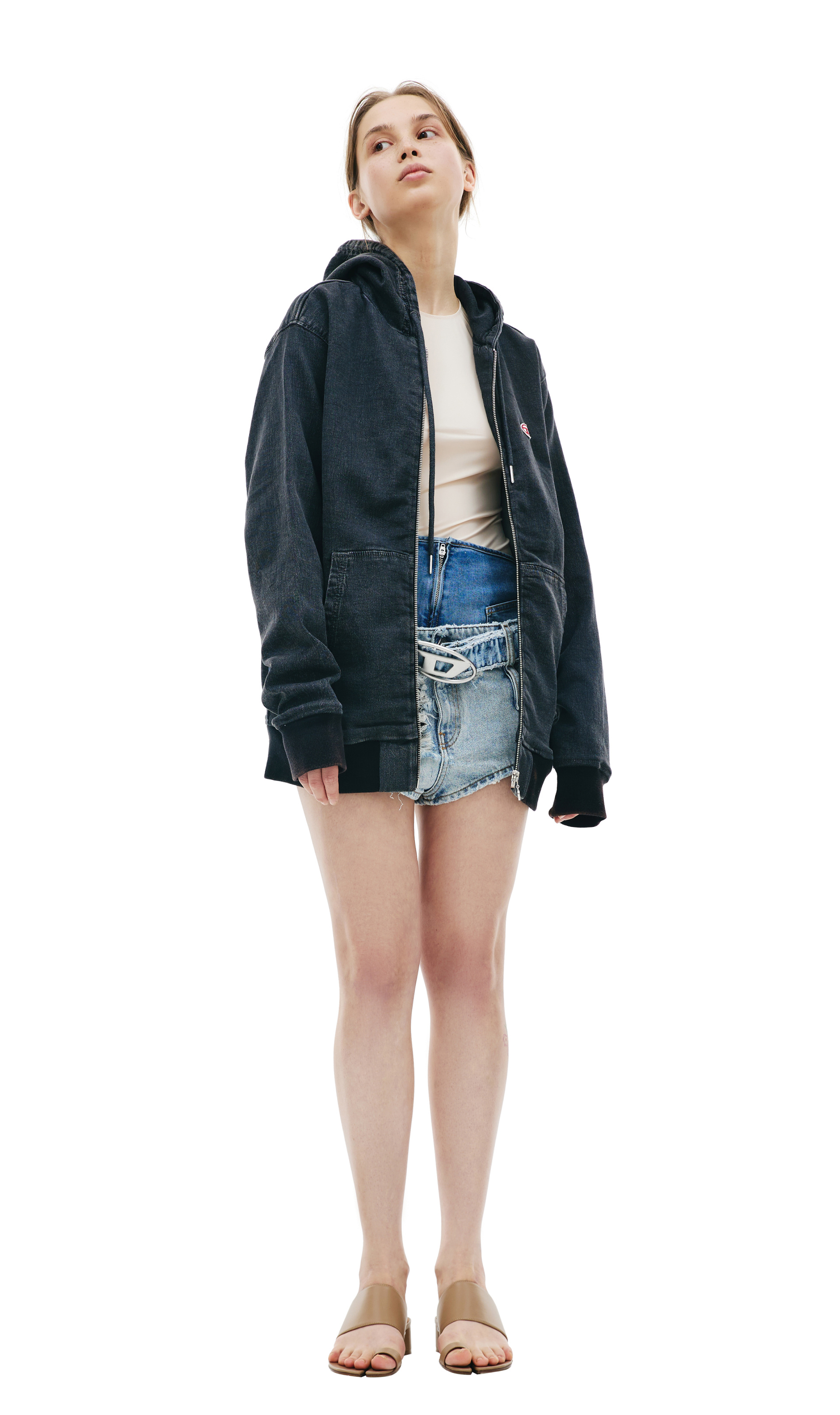 Diesel Zip up \'D-Gir-Ne\' hoodie