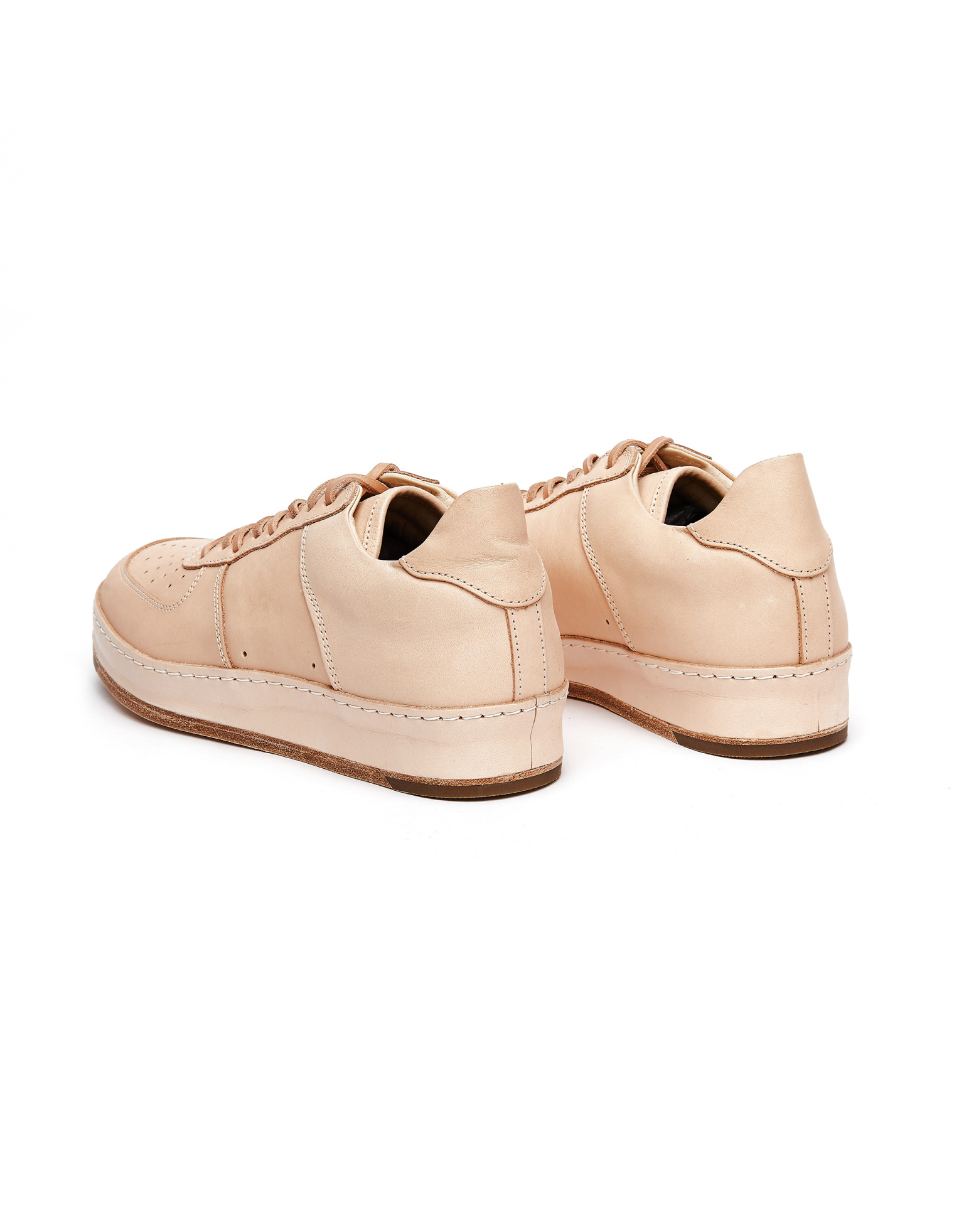 Buy Hender Scheme men beige leather mip-22 sneakers for $483