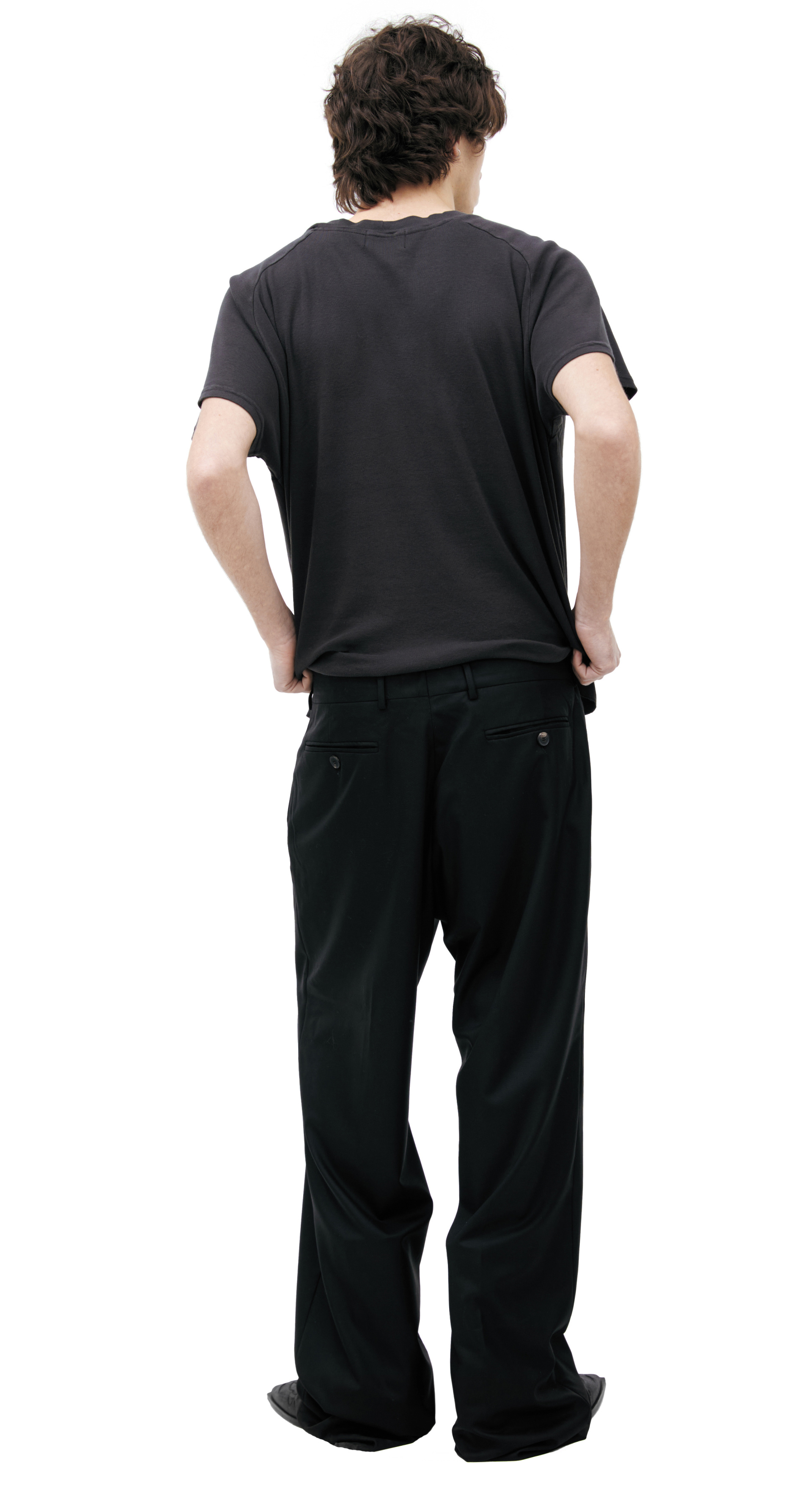 Enfants Riches Déprimés Black wool trousers