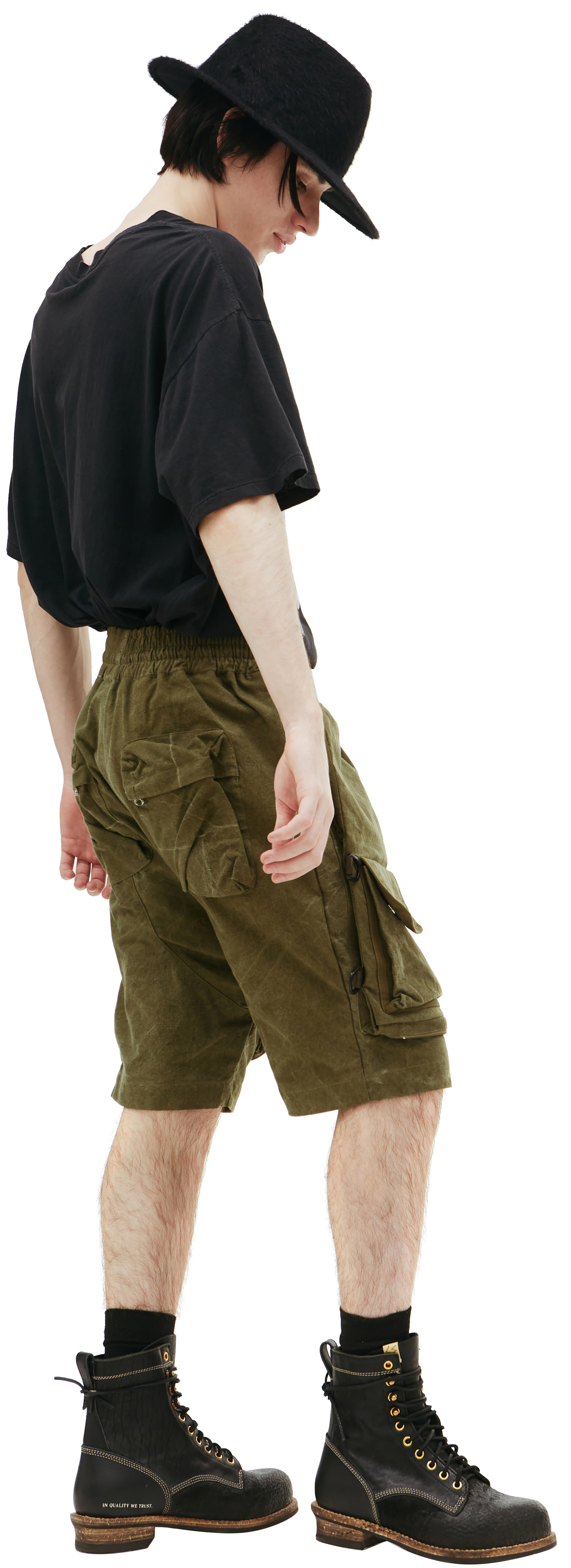 Readymade Camouflage cotton shorts