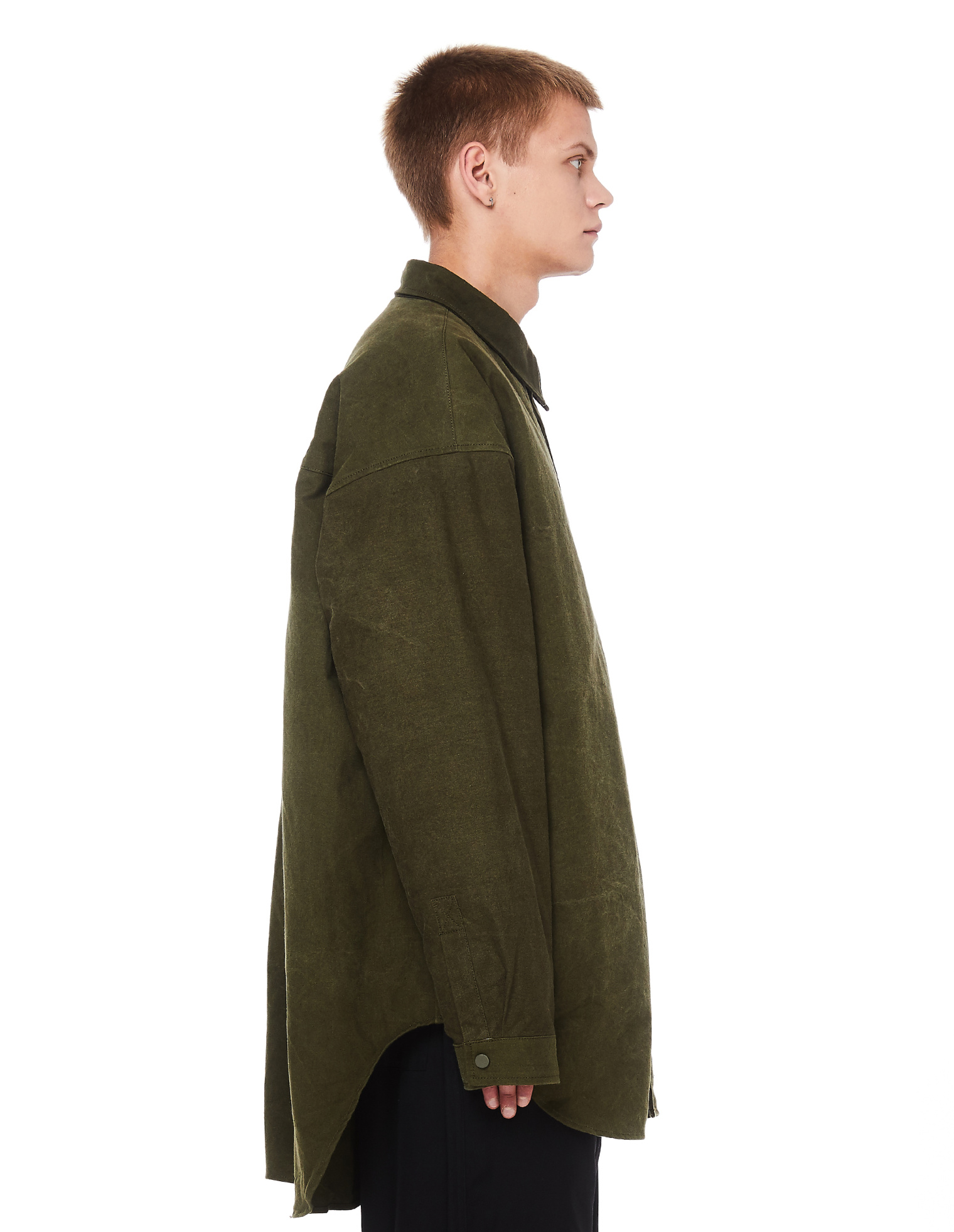 Readymade Oversized Embroidered Khaki Jacket