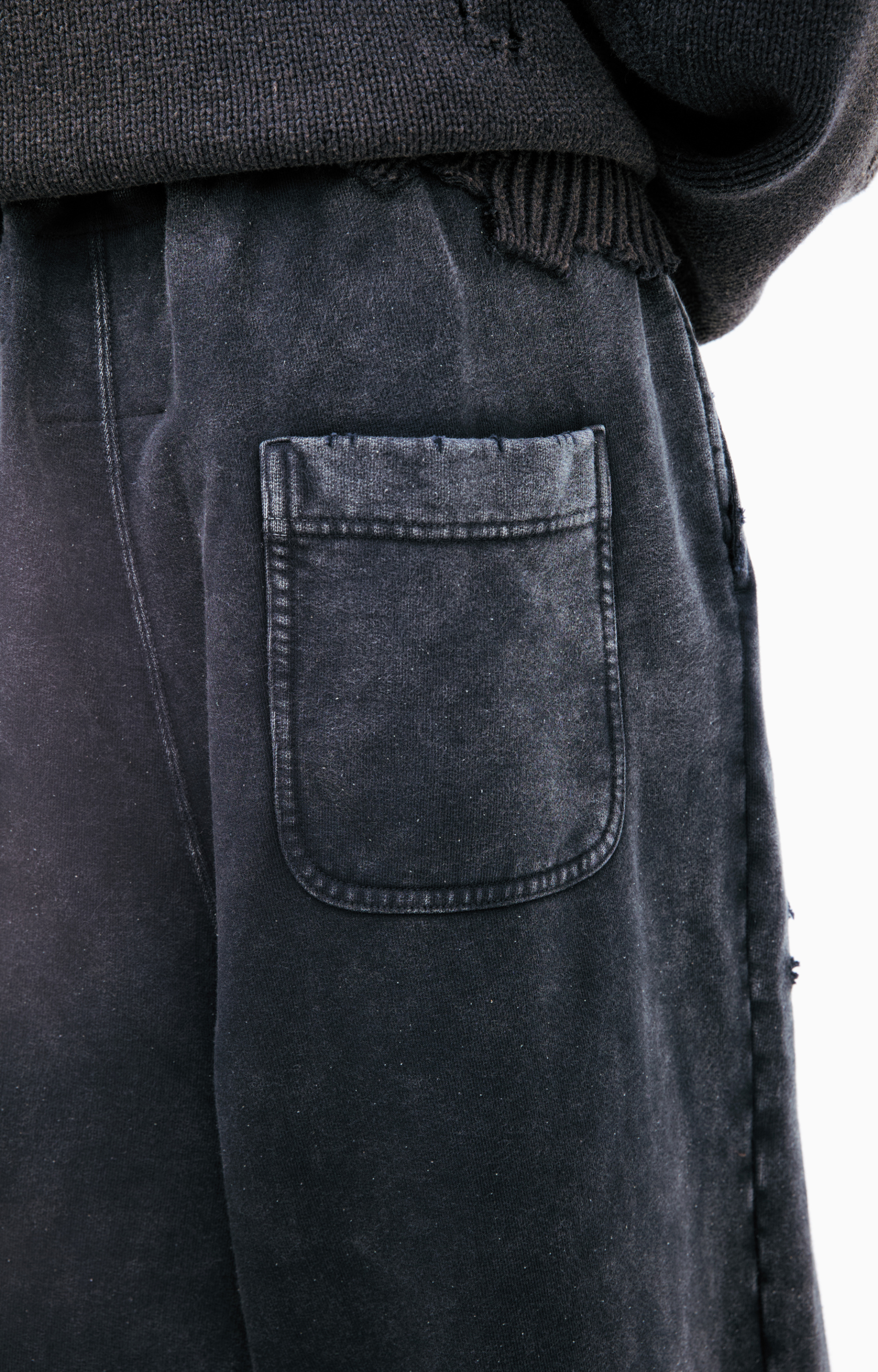 Maison Mihara Yasuhiro Logo Wide Sweatpants